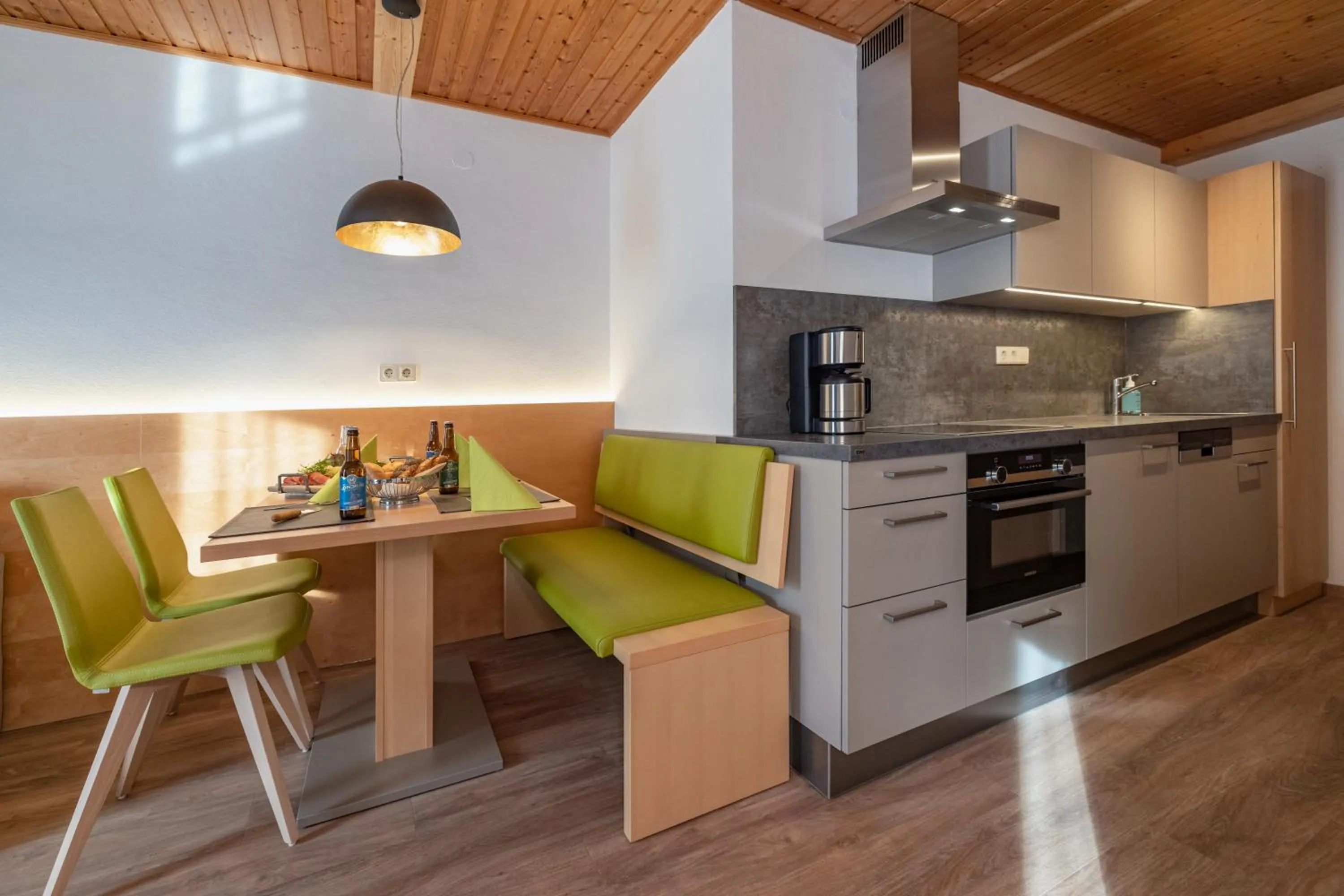 Kitchen or kitchenette in nawu apartments & Restaurant