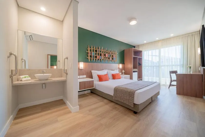 Bedroom, Bed in Beach Park Resort - Oceani
