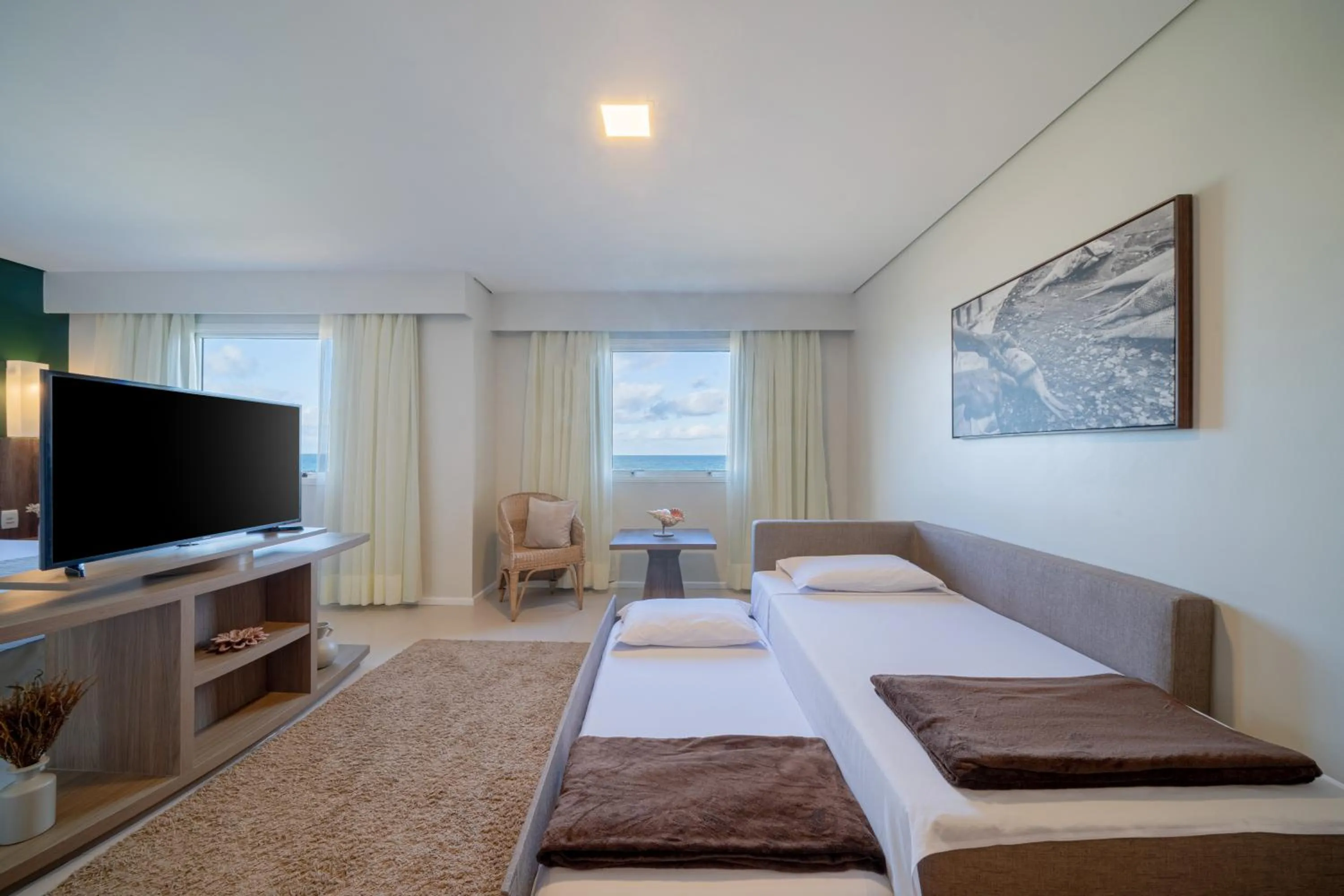 Bed in Beach Park Resort - Oceani