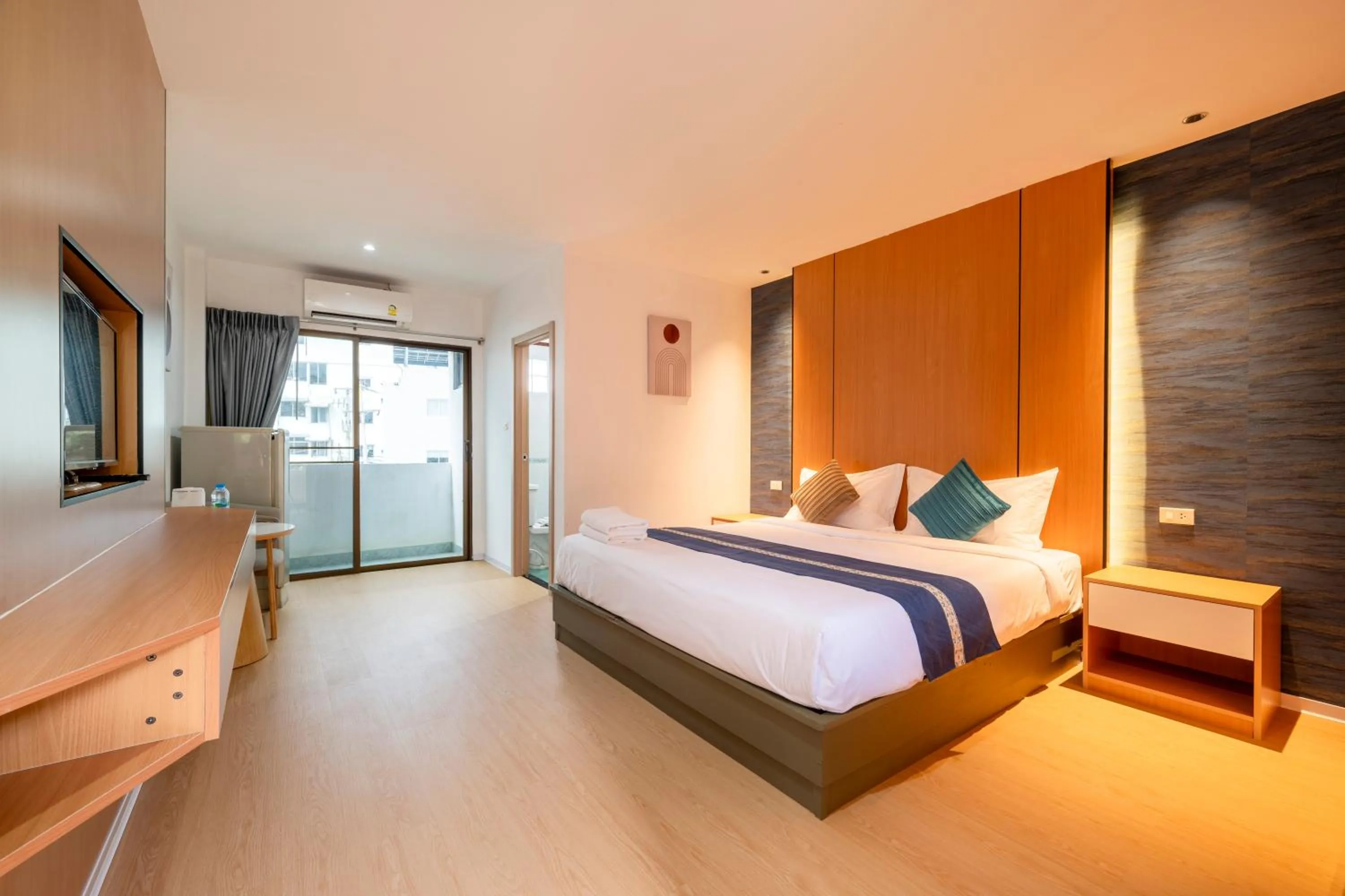 Bed in Selina Place Hotel