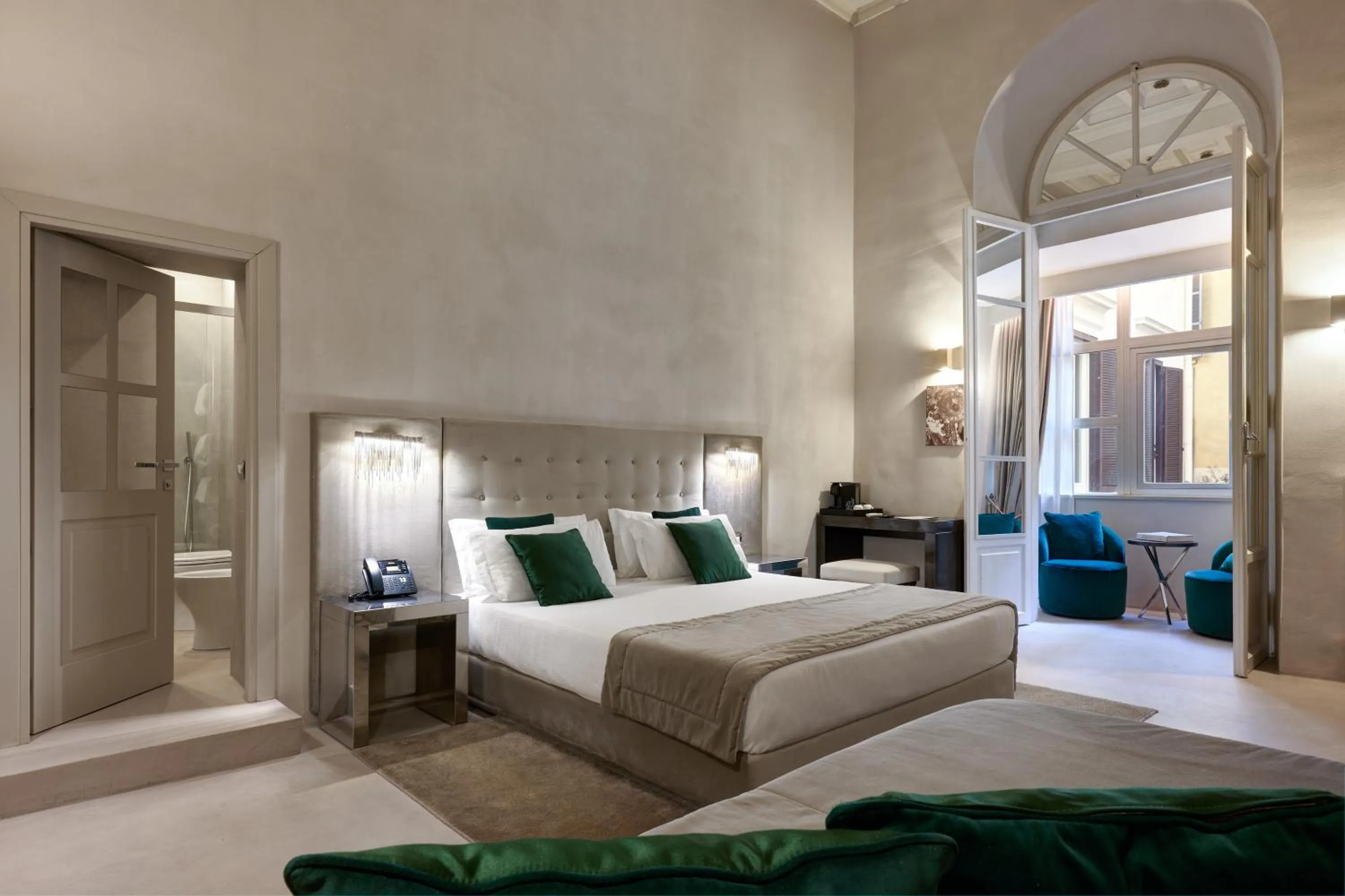 Bed in Terrace Pantheon Relais