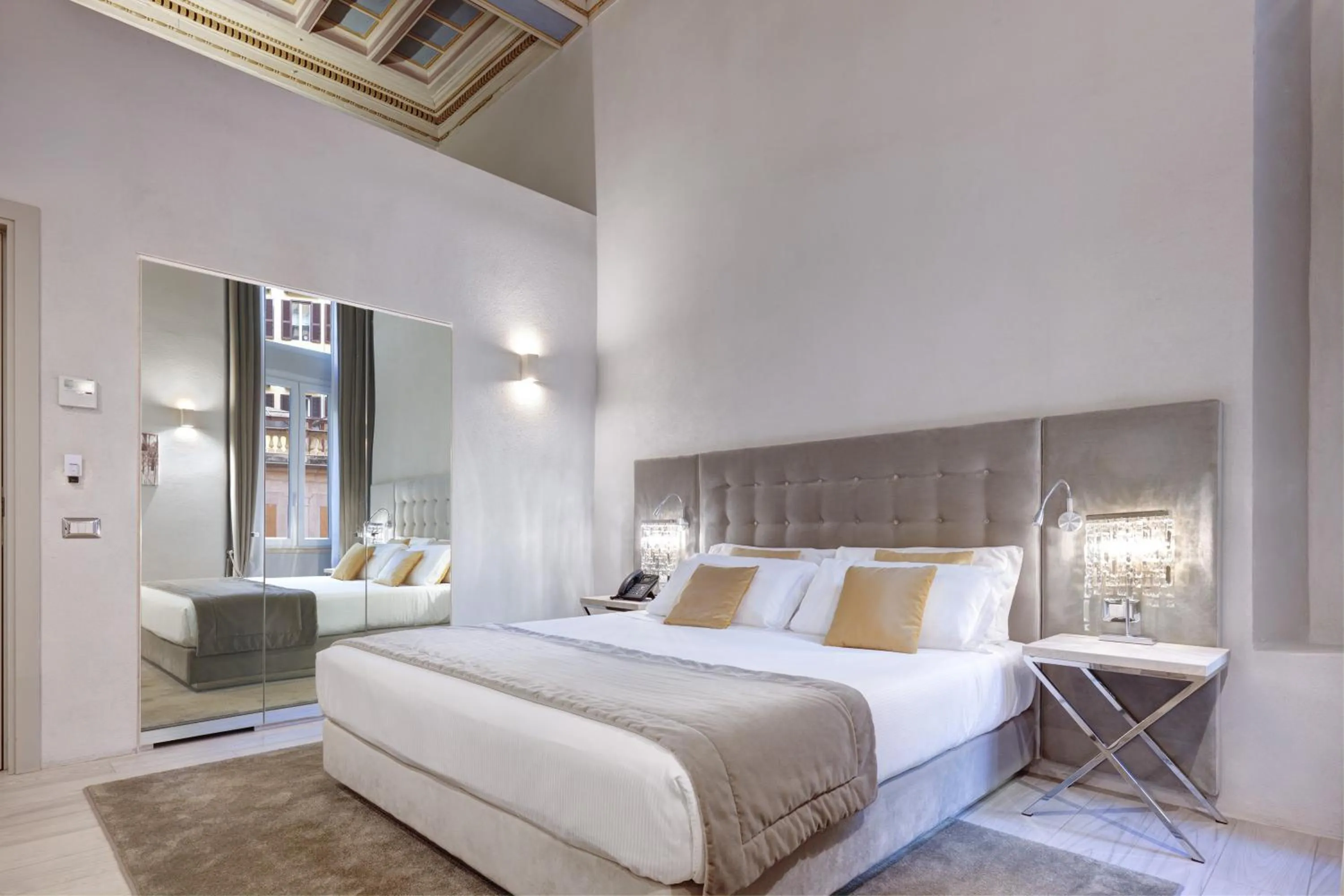 Bedroom, Bed in Terrace Pantheon Relais