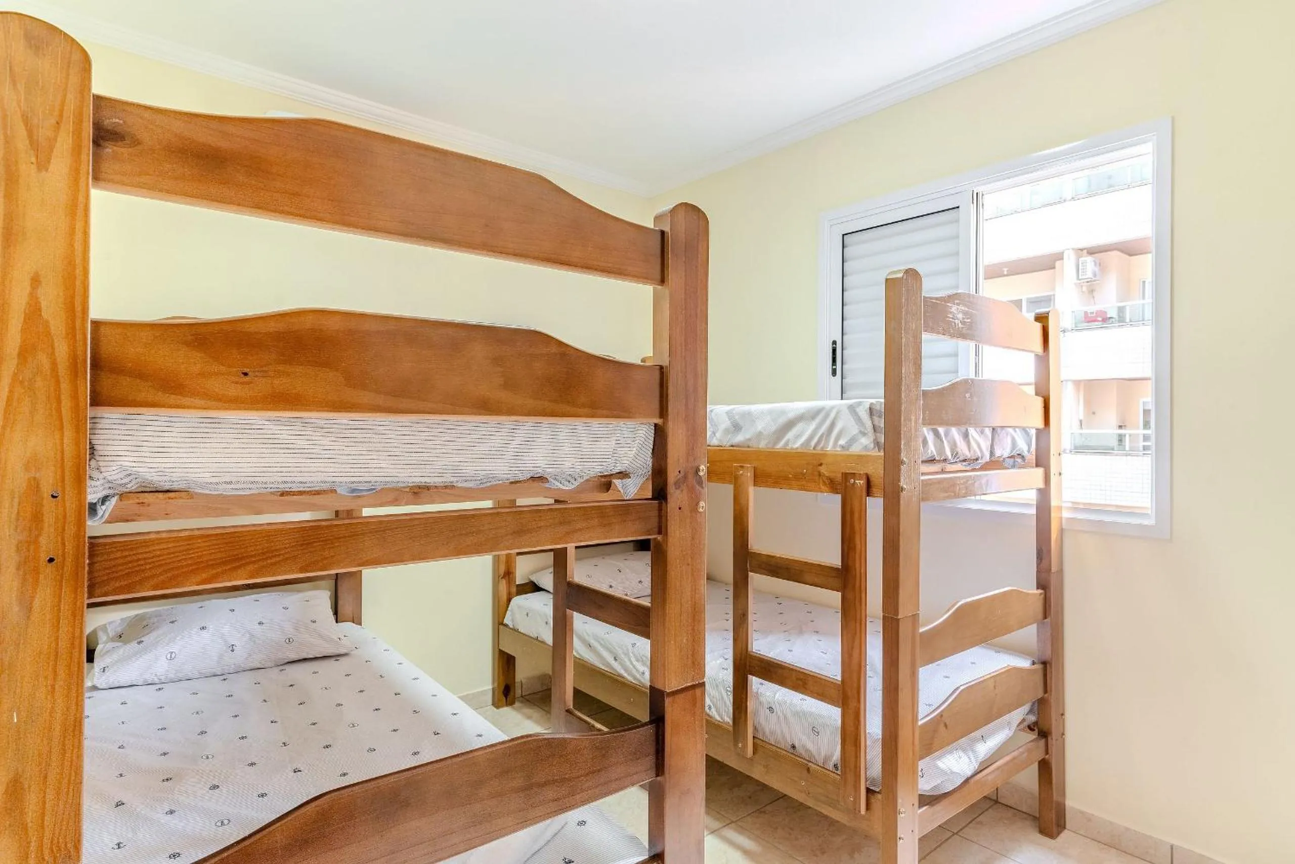 Bed in Lindo Apto em Ubatuba/SP - Toninhas c/Ar