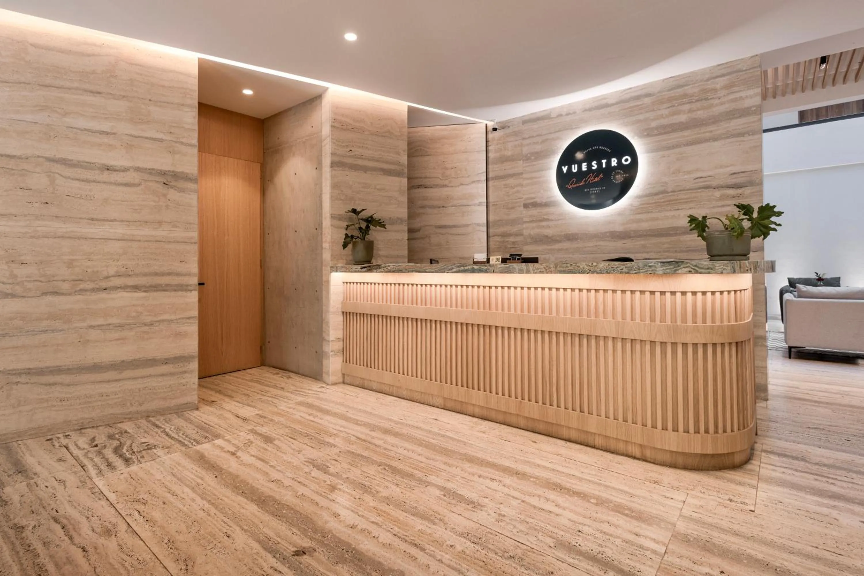 Lobby or reception in Vuestro Hotel Boutique