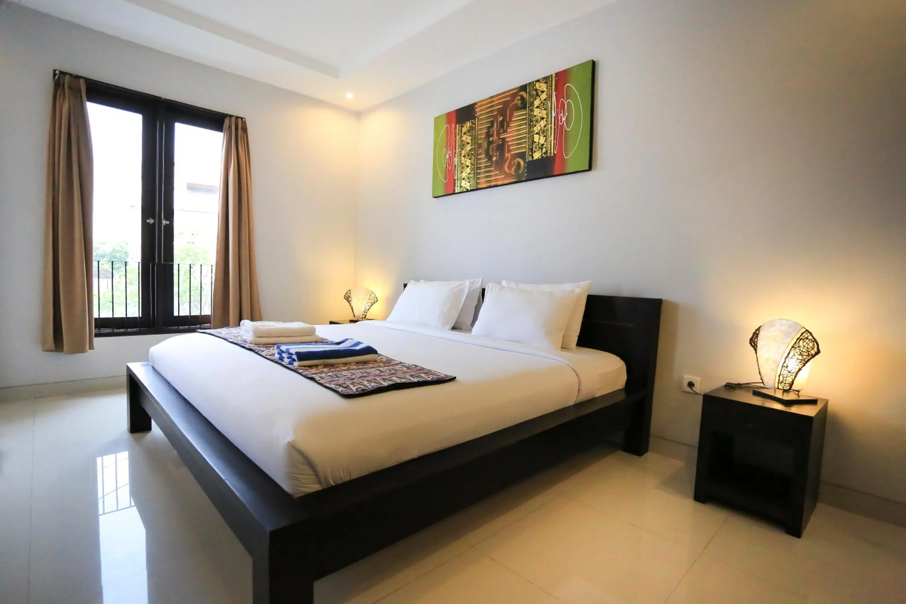 Bed in Nyoman Villa Sanur
