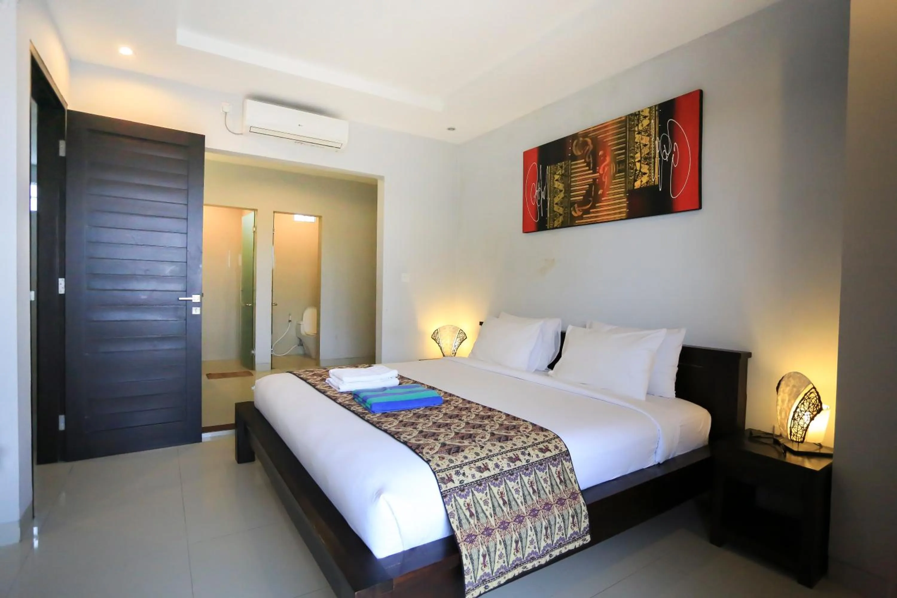 Bed in Nyoman Villa Sanur