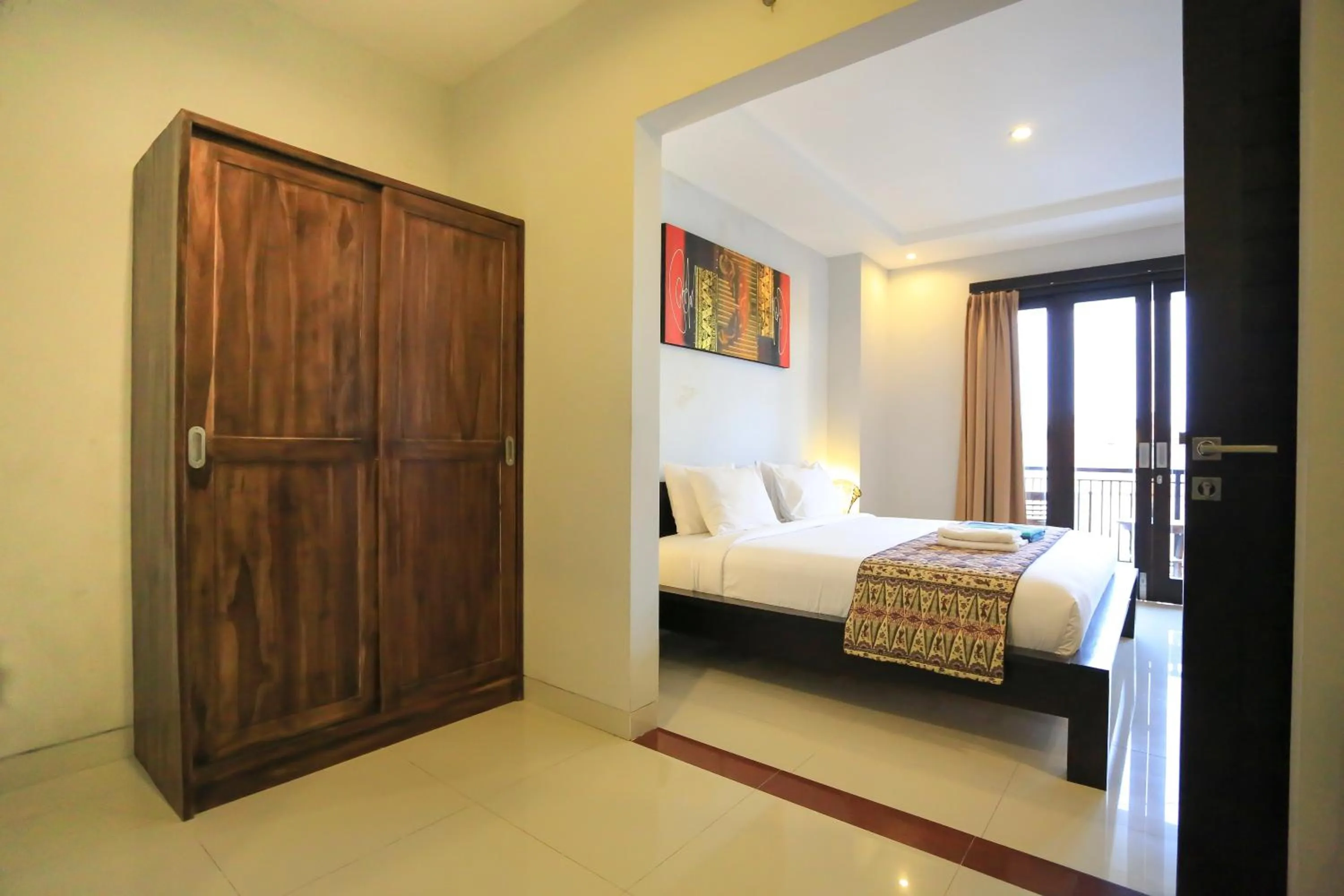Bed in Nyoman Villa Sanur