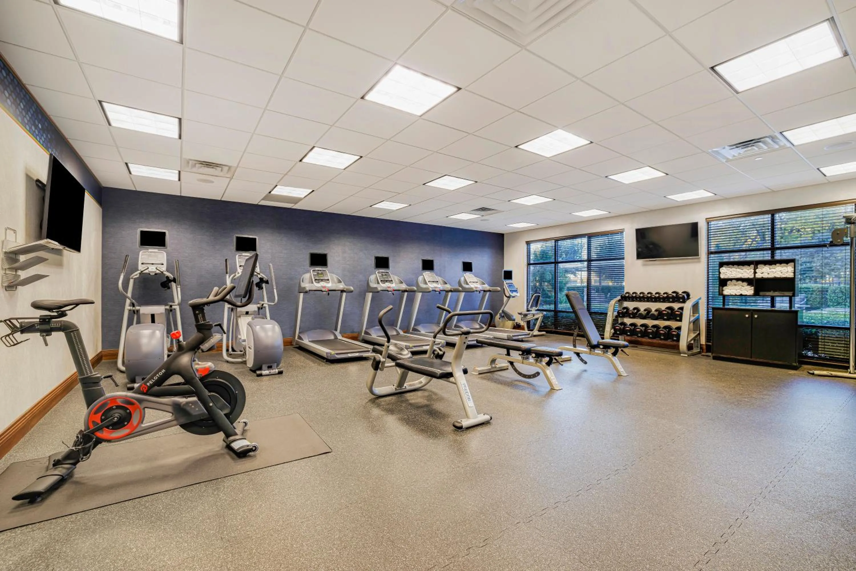 Fitness centre/facilities in Hampton Inn & Suites Dallas/Plano-East