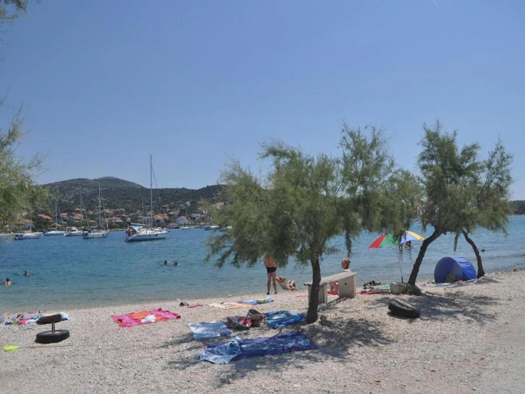 Bird's eye view in Apartments Vala