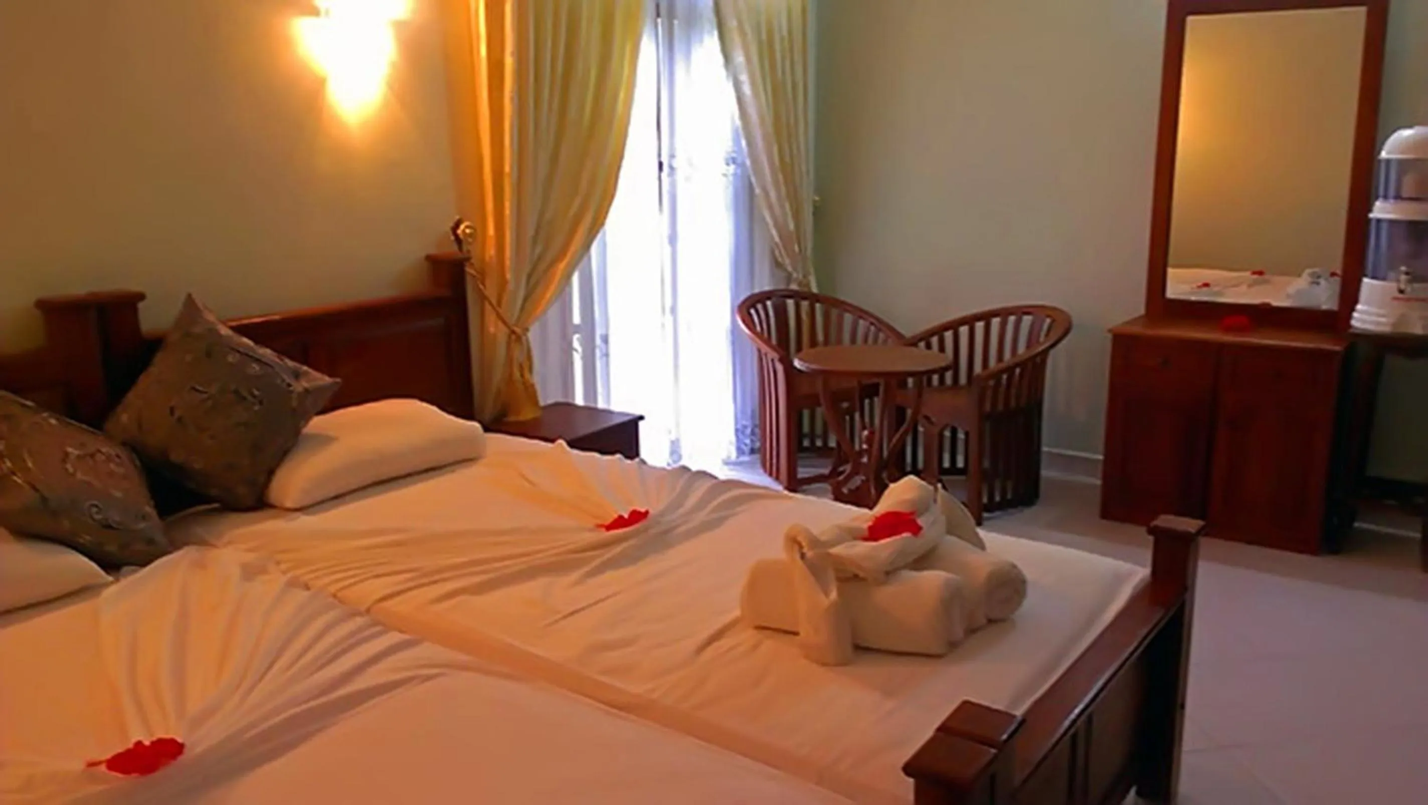 Bedroom, Bed in Methira Villa