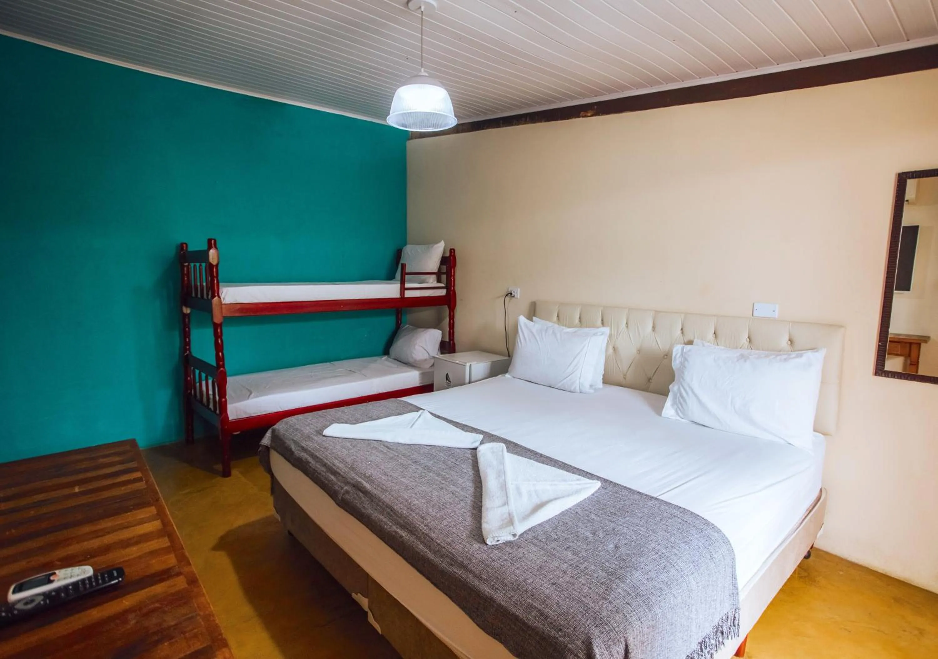 Bed in VELINN Pousada Praia do Perequê