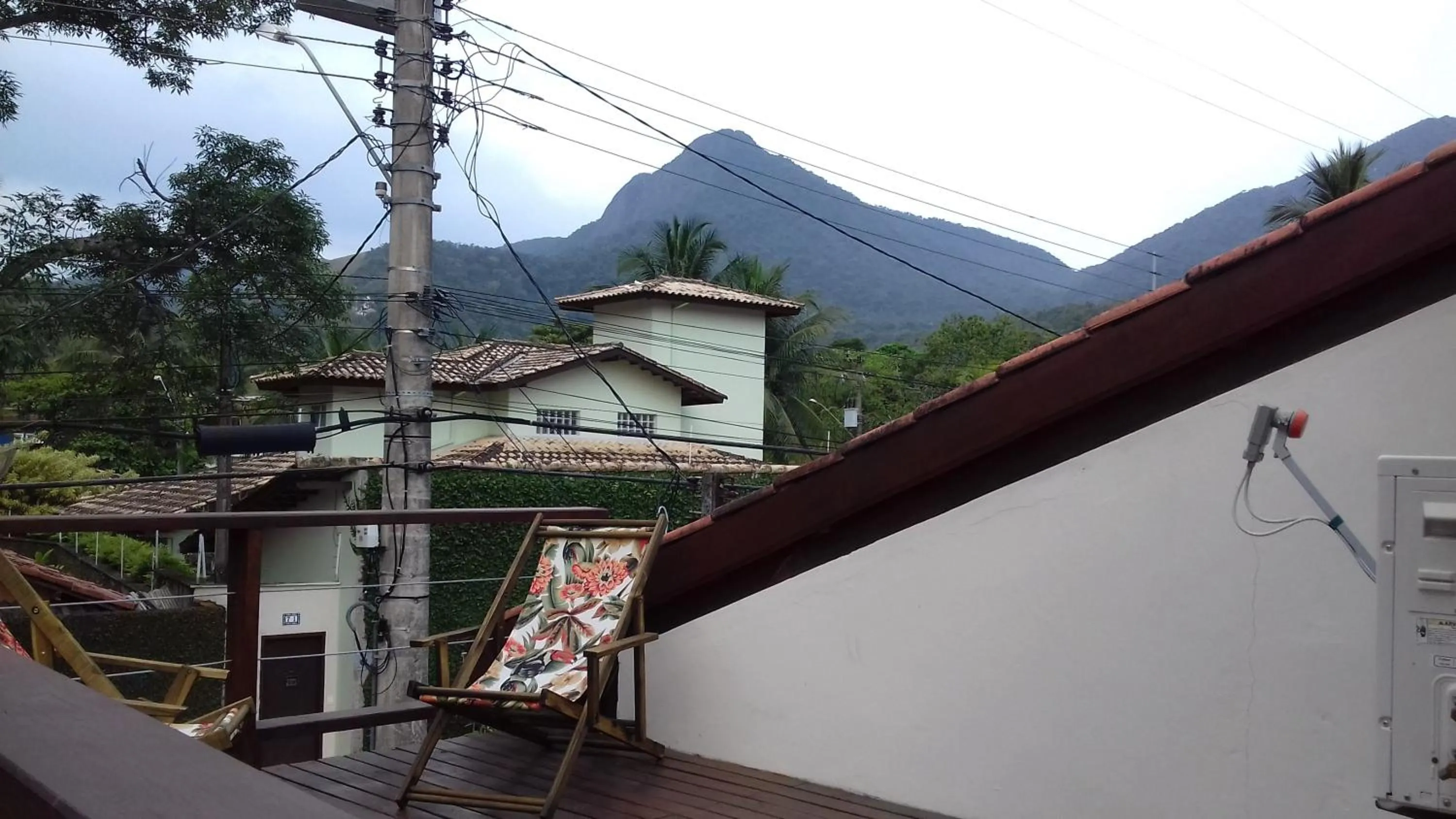 Balcony/Terrace in VELINN Pousada Praia do Perequê