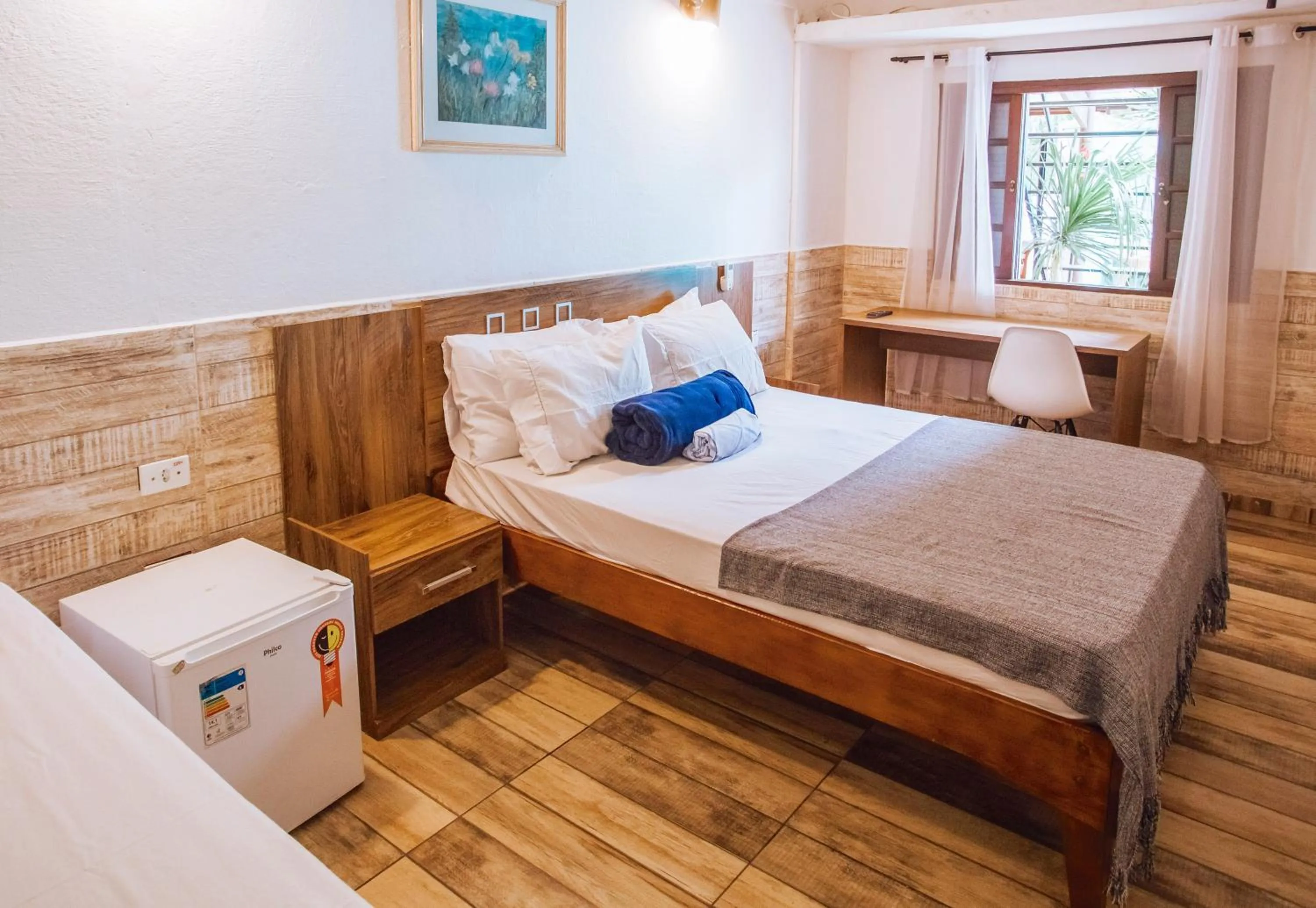 Bed in VELINN Pousada Praia do Perequê