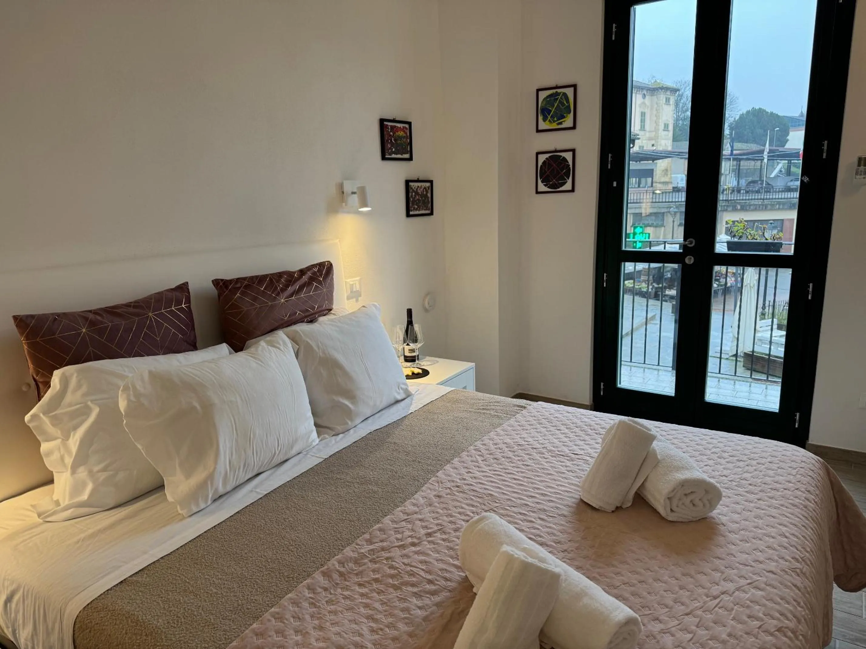 Bed in Albergo Tenco by Bottega