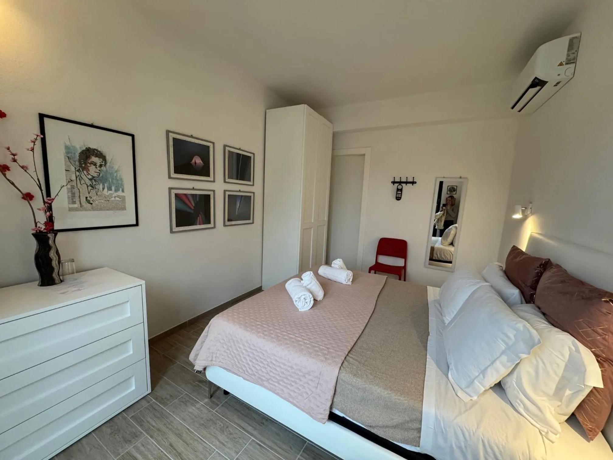 Bedroom, Bed in Albergo Tenco by Bottega