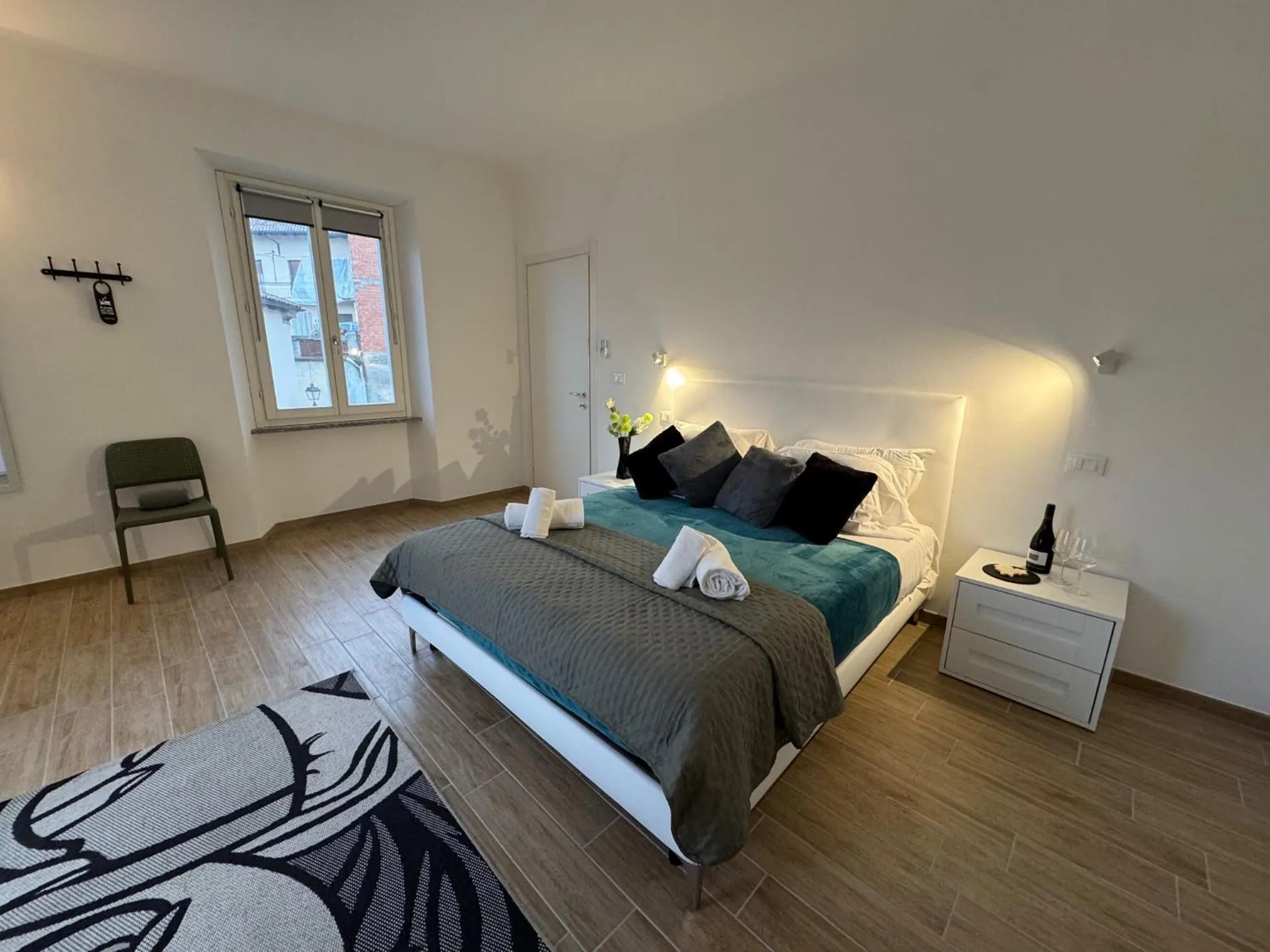 Bed in Albergo Tenco by Bottega