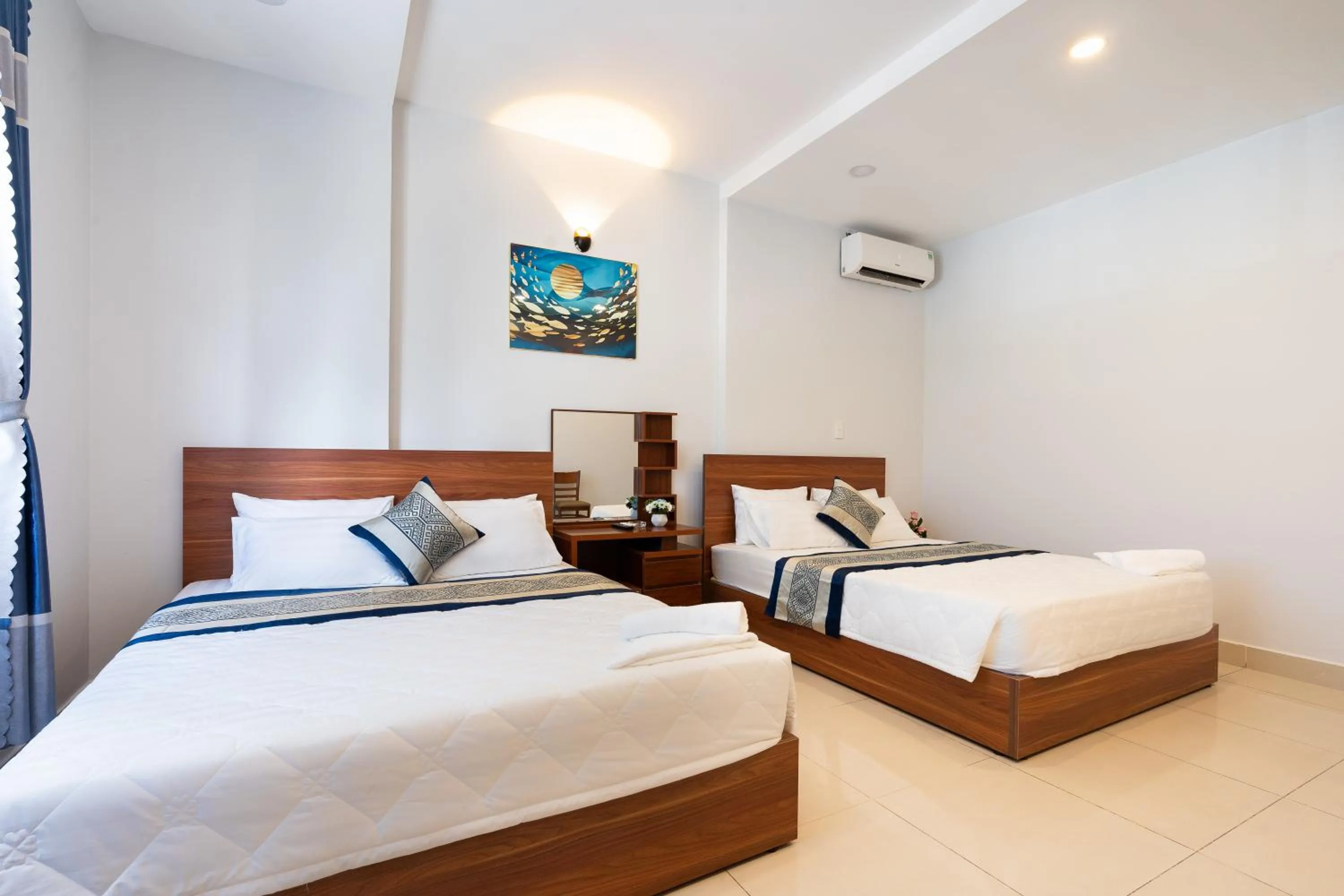 Bed in Green Airport Hotel