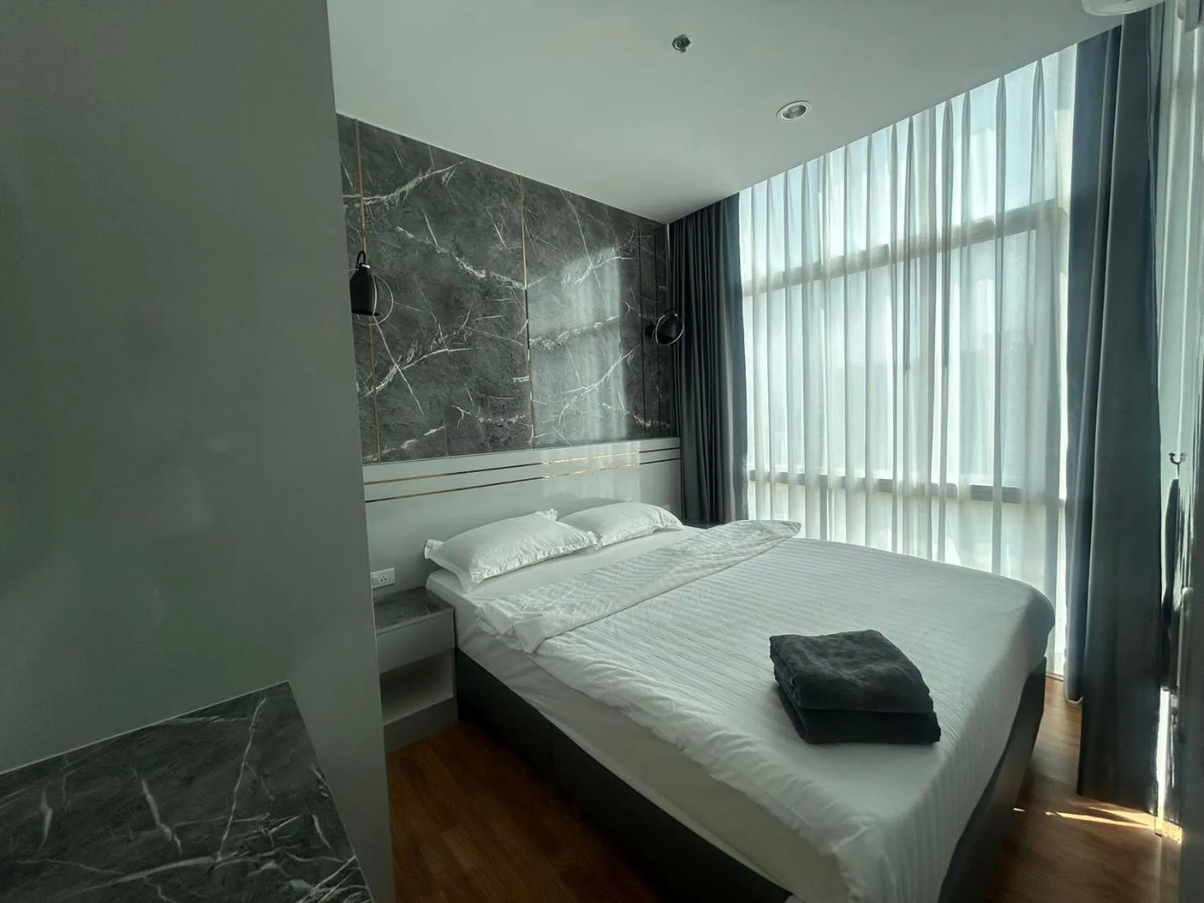 Bed in The Grand Jomtien Condo