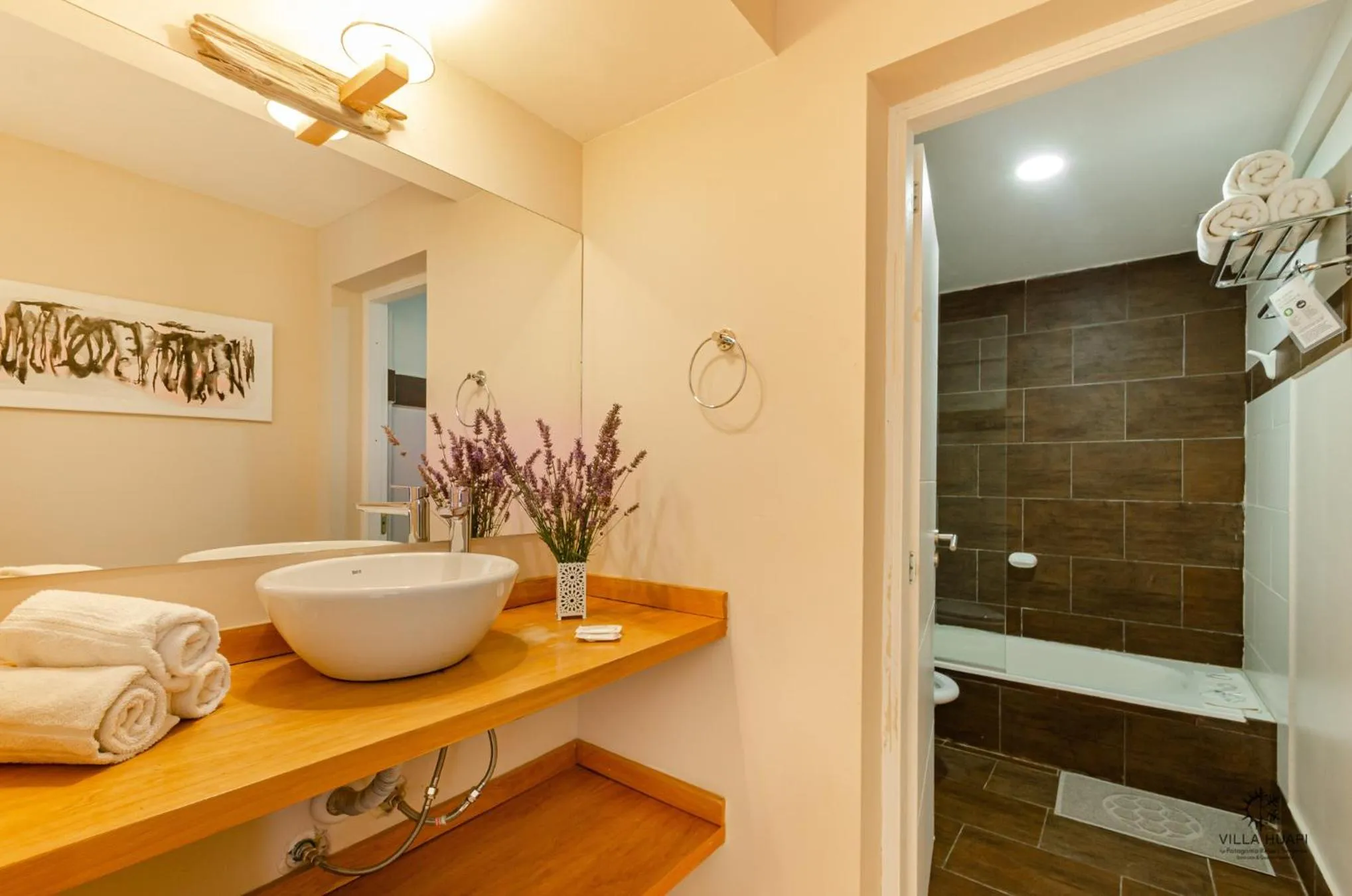 Bathroom in Villa Huapi