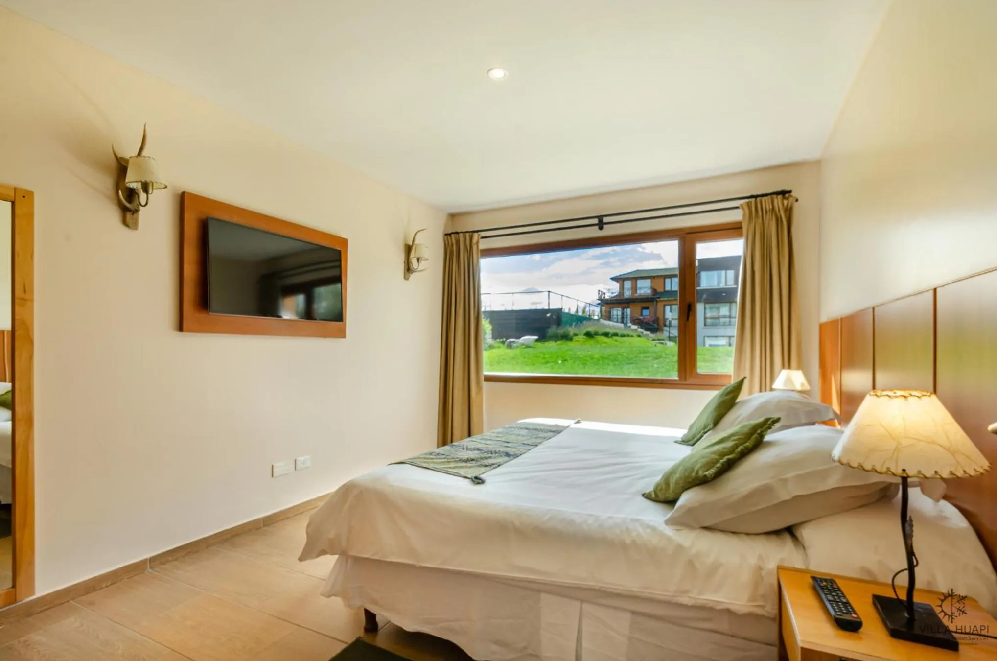 Bedroom, Bed in Villa Huapi