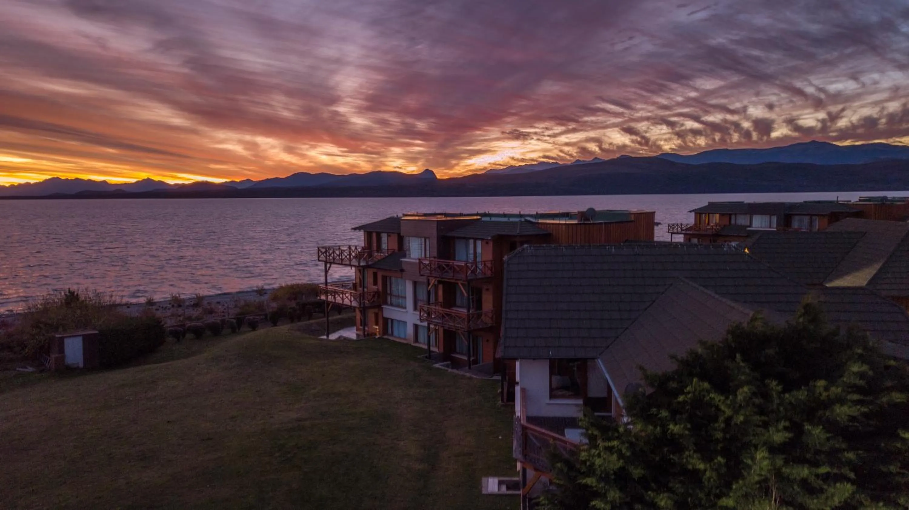 Bird's eye view in Villa Huapi