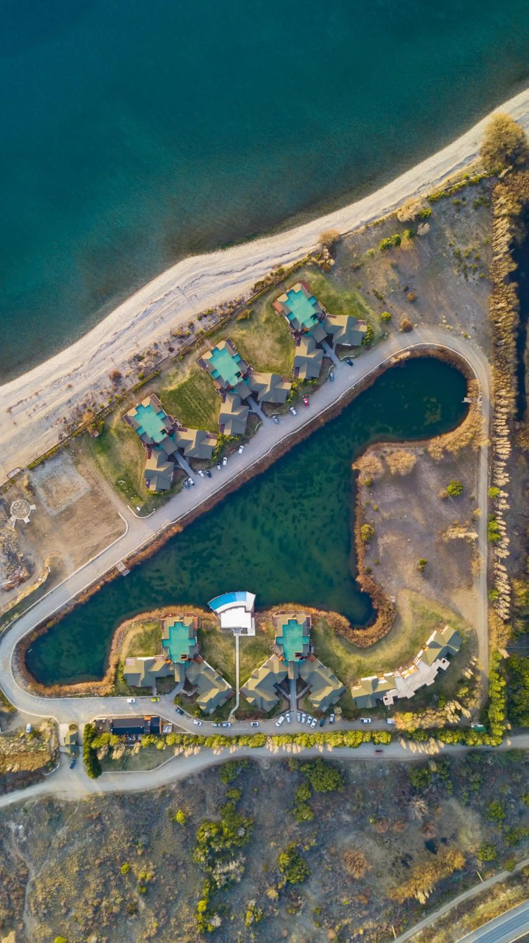 Bird's eye view in Villa Huapi