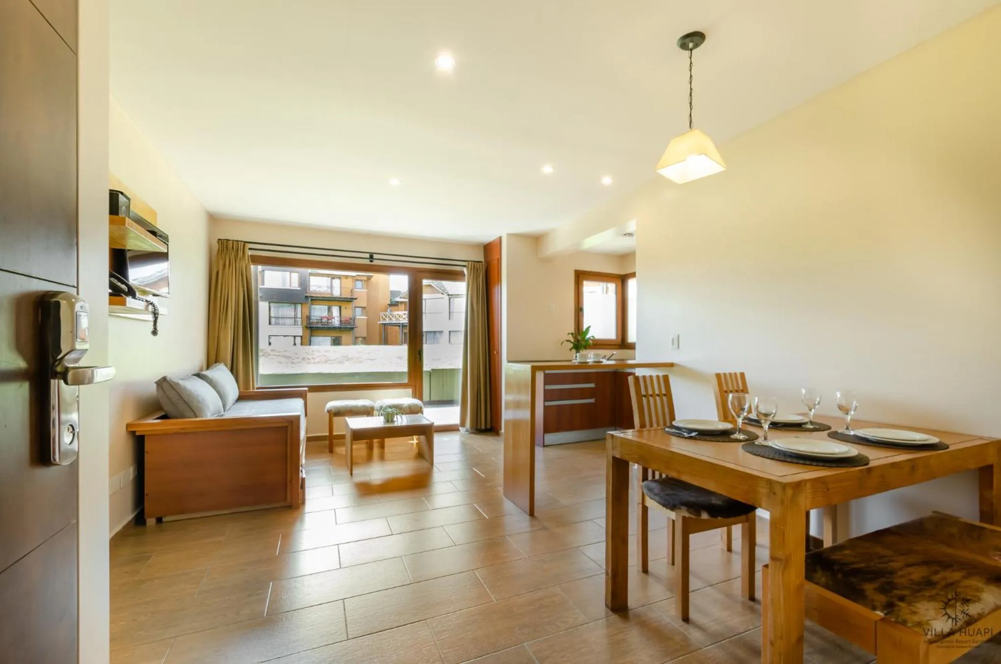 Living room in Villa Huapi