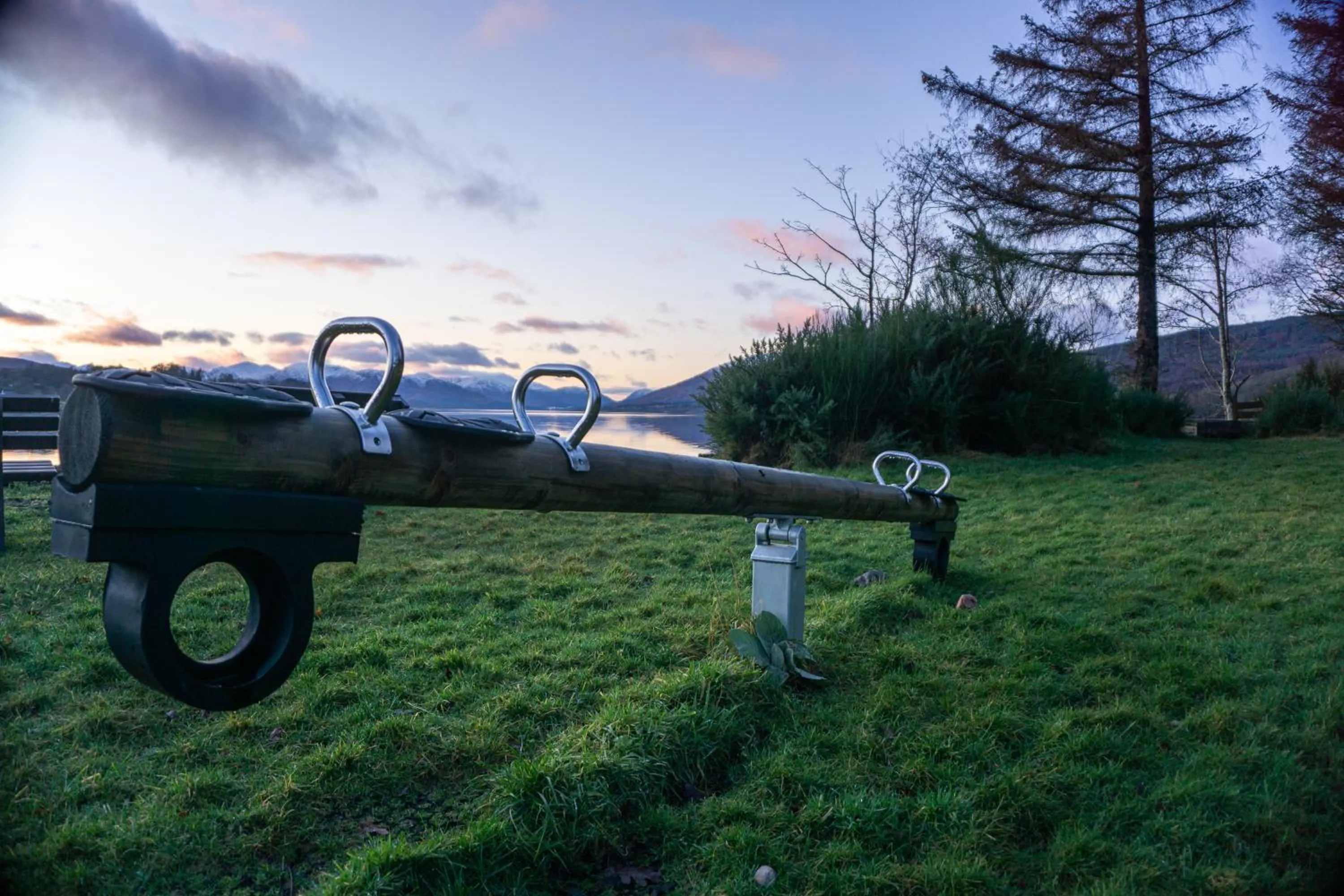 Children play ground in Linnhe Lochside Holidays