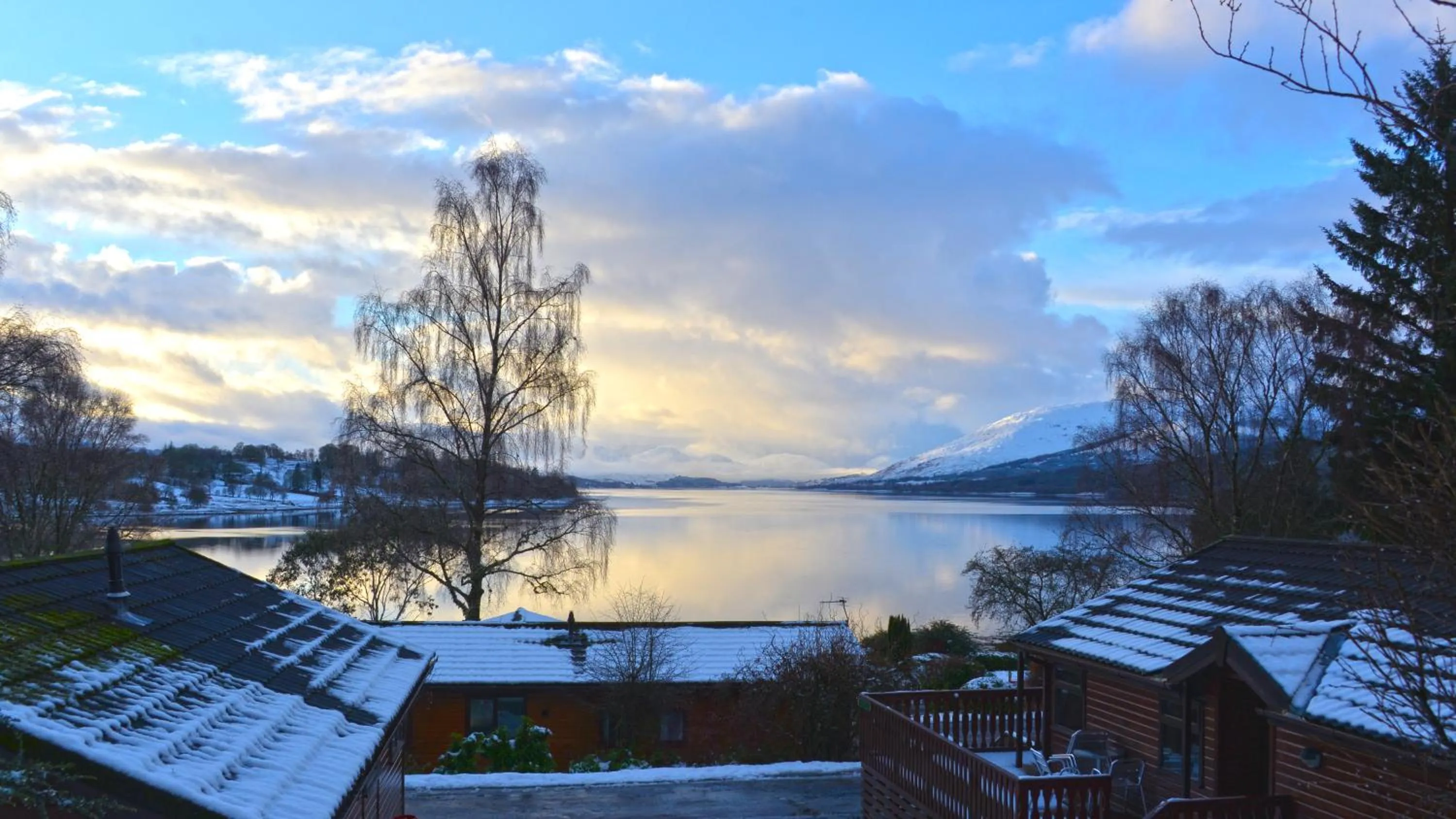 Winter in Linnhe Lochside Holidays