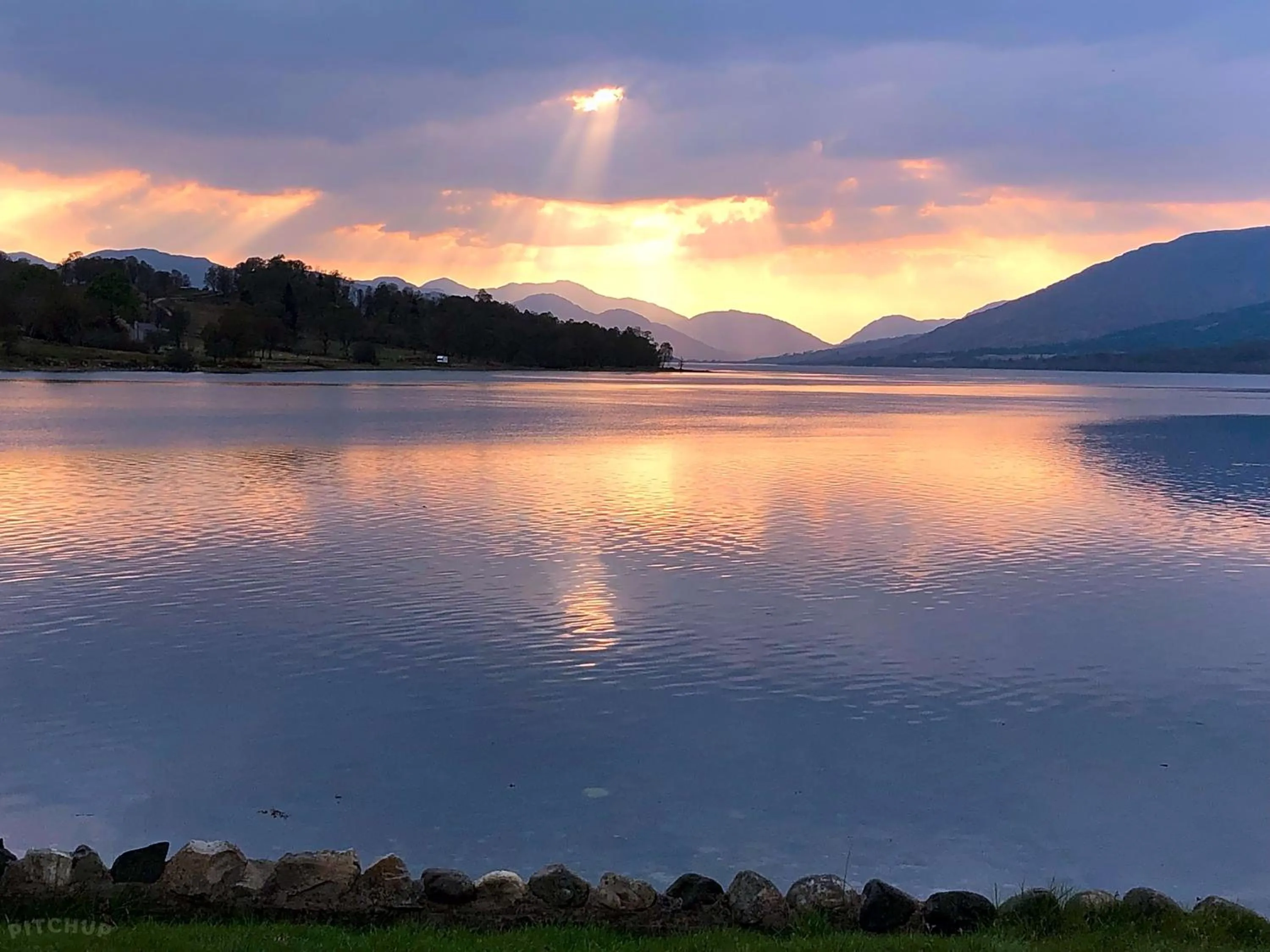 Beach in Linnhe Lochside Holidays