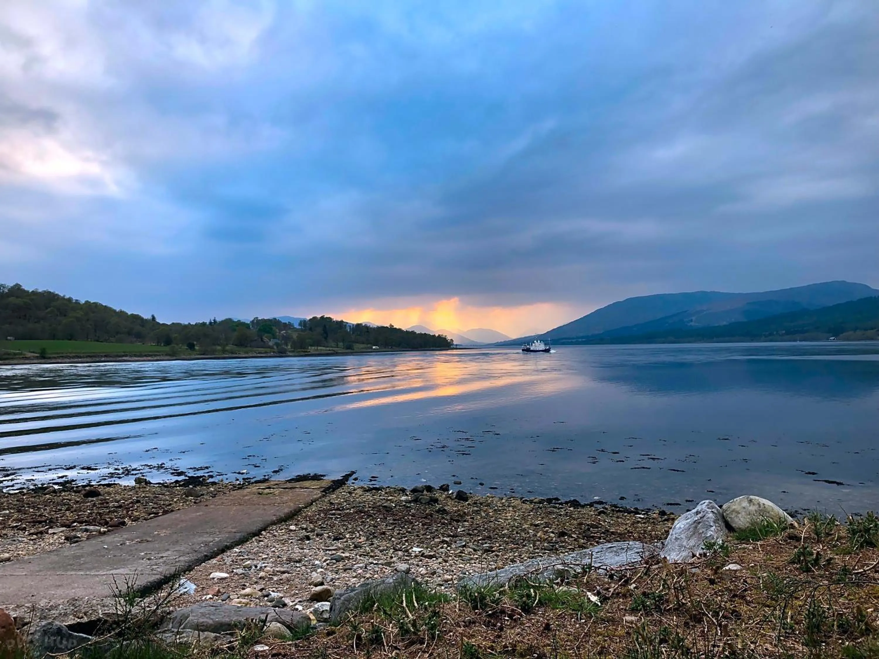 Natural landscape in Linnhe Lochside Holidays