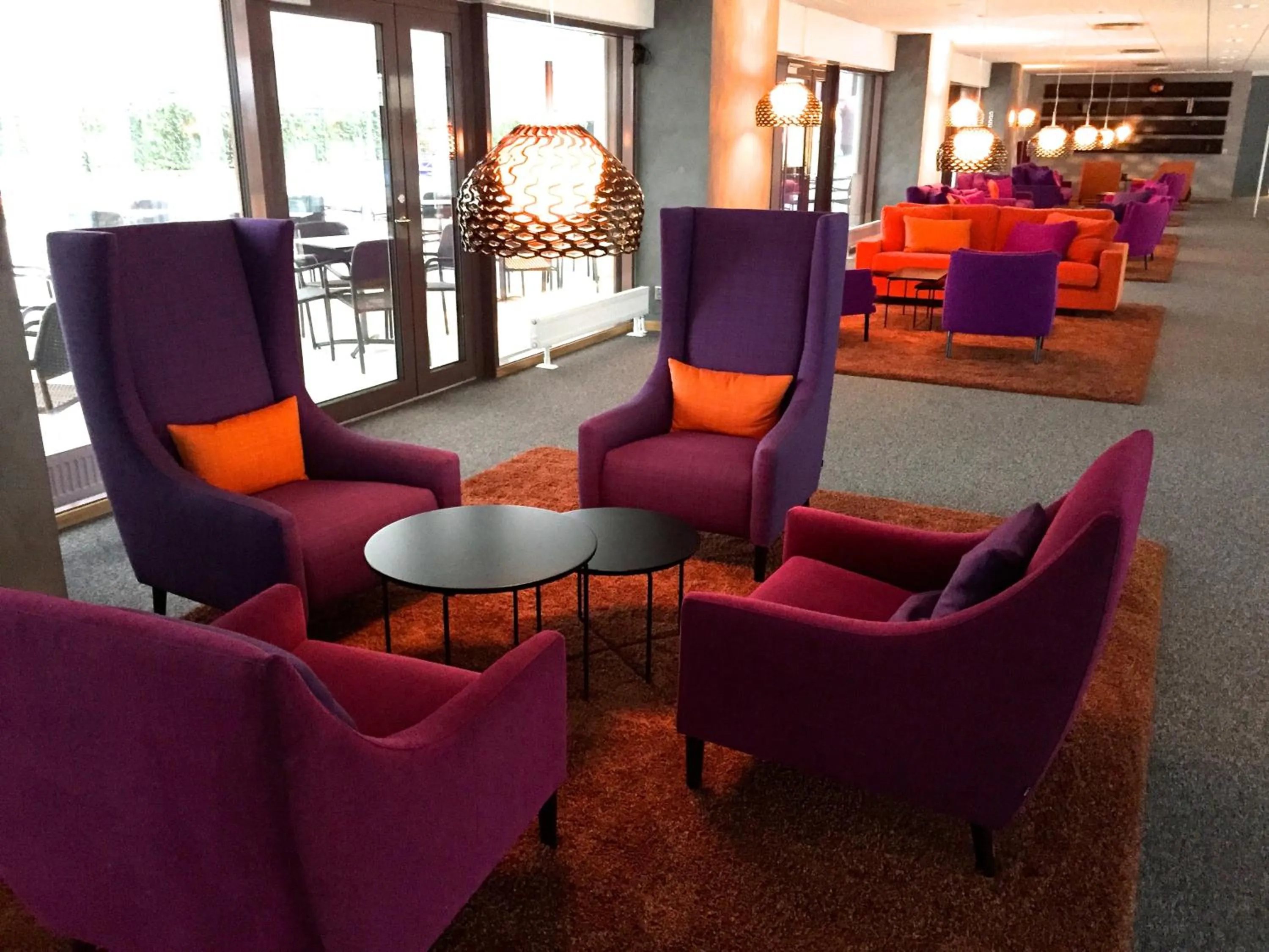 Communal lounge/ TV room in Best Western Malmo Arena Hotel