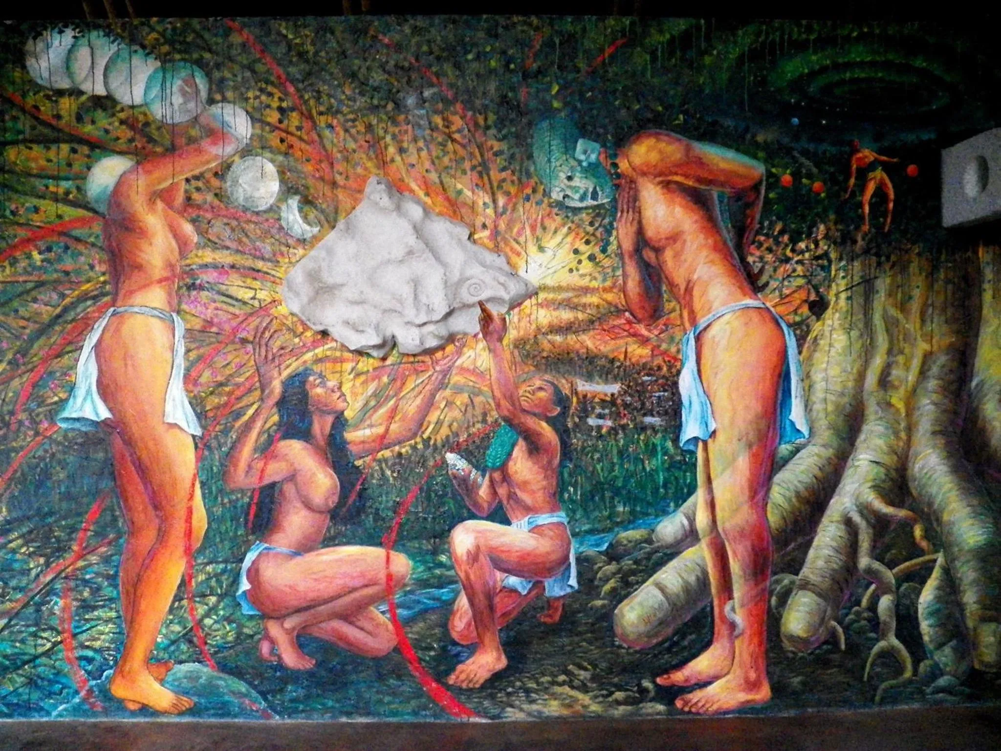 Decorative detail in AXKAN PALENQUE, ALBERCAS, GASTRONOMIA MAR y TIERRA & TRAVEL AGENCY