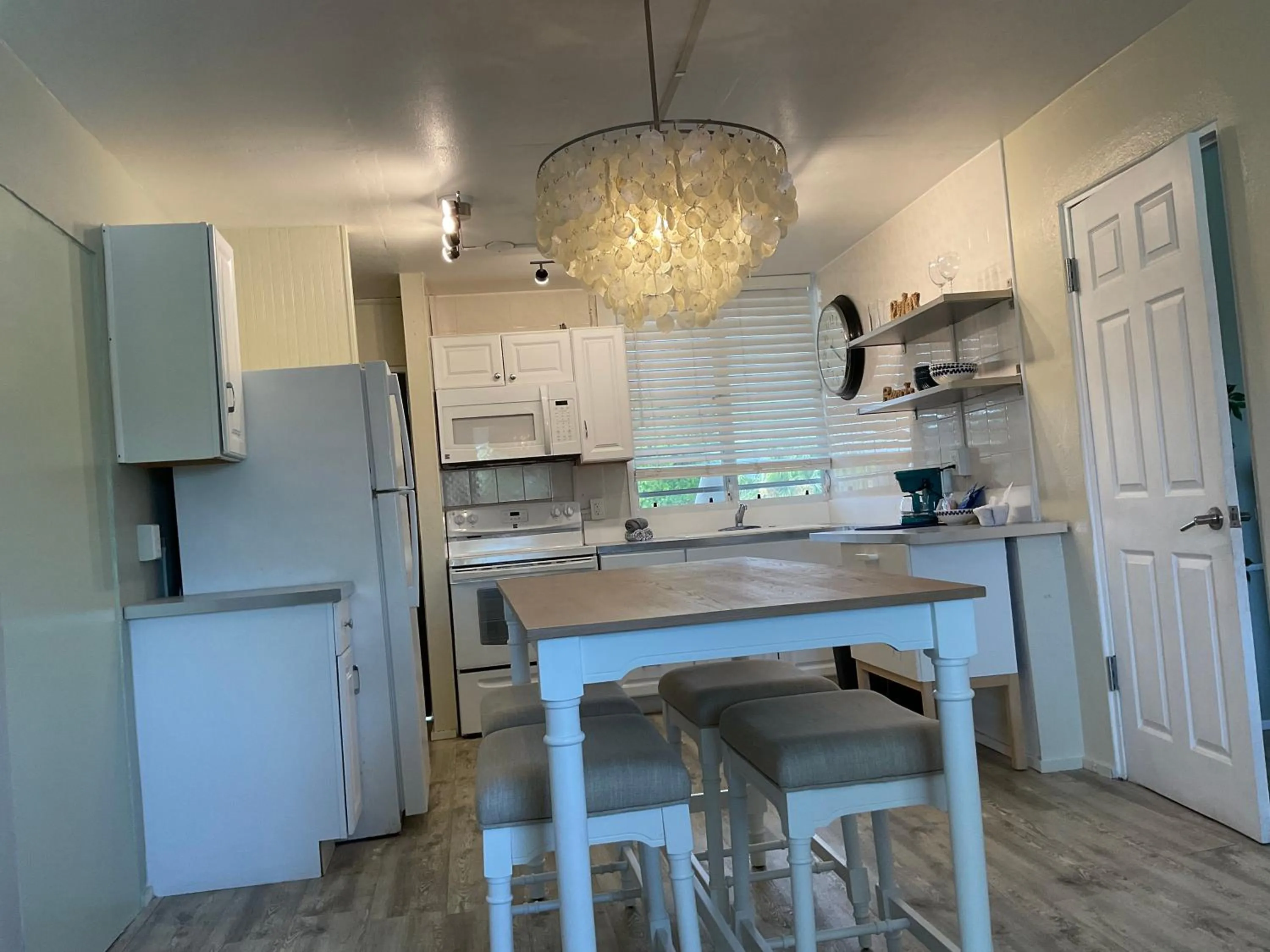 Kitchen or kitchenette in The Frederiksted Hotel