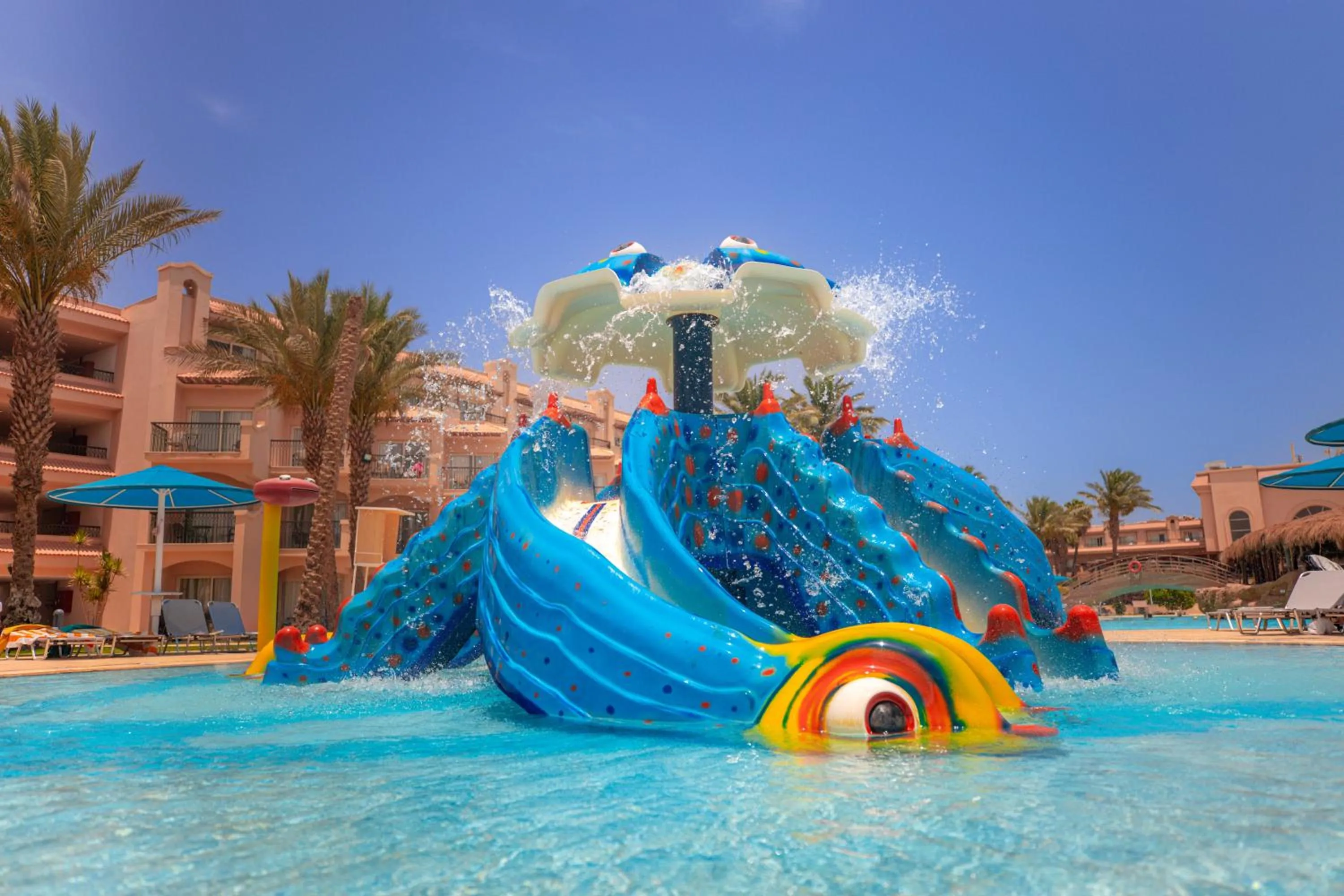 Pool view in Pyramisa Beach Resort Sahl Hasheesh