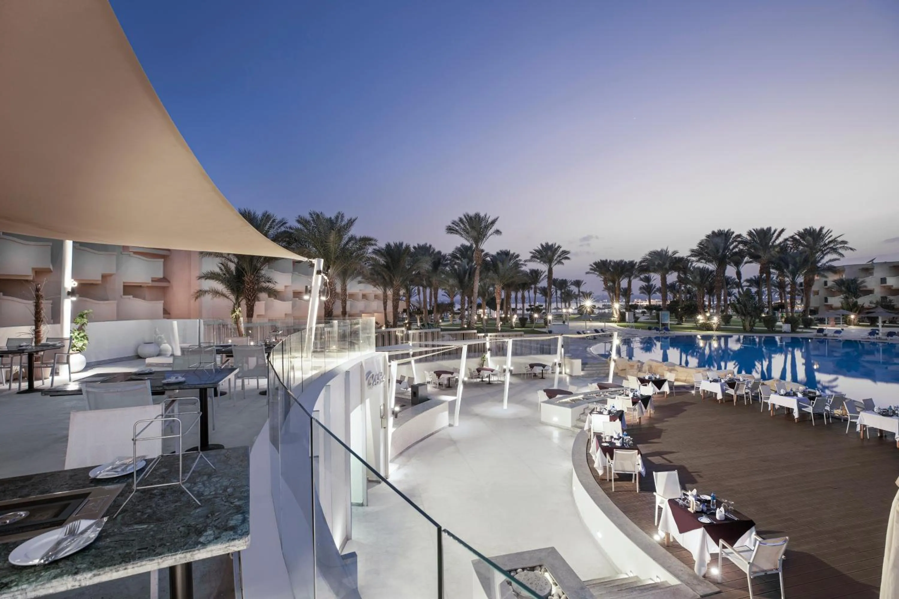 Restaurant/places to eat in Pyramisa Beach Resort Sahl Hasheesh