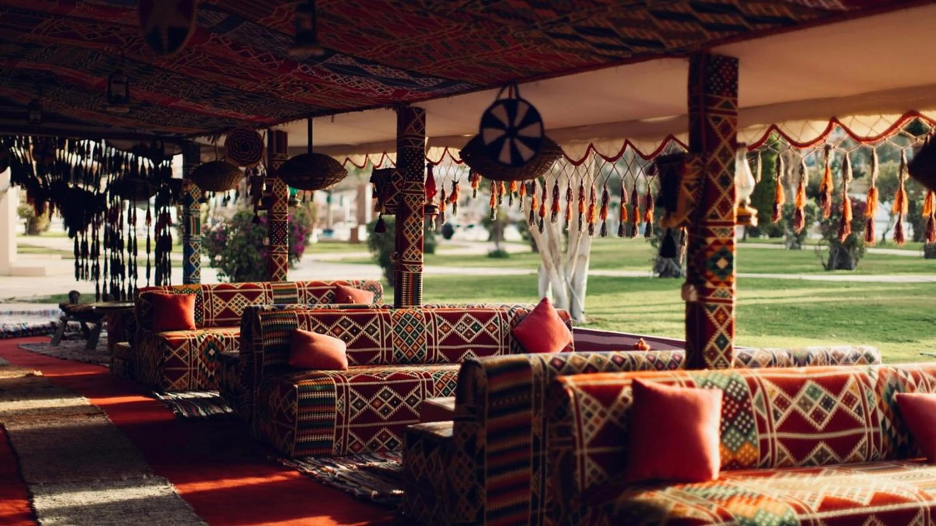 Seating area in Pyramisa Beach Resort Sahl Hasheesh