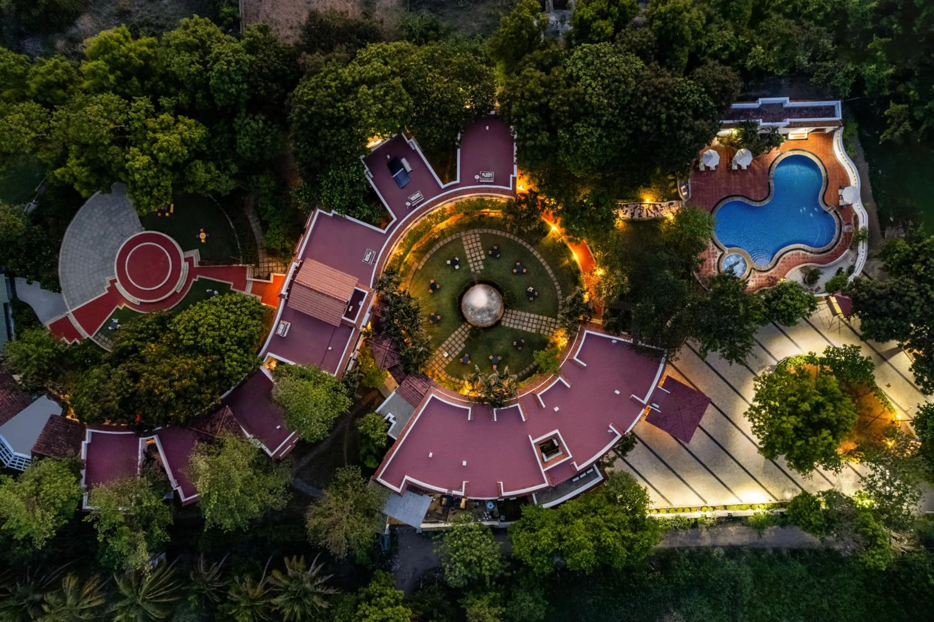 Bird's eye view in Sterling Arunai Anantha - Tiruvannamalai