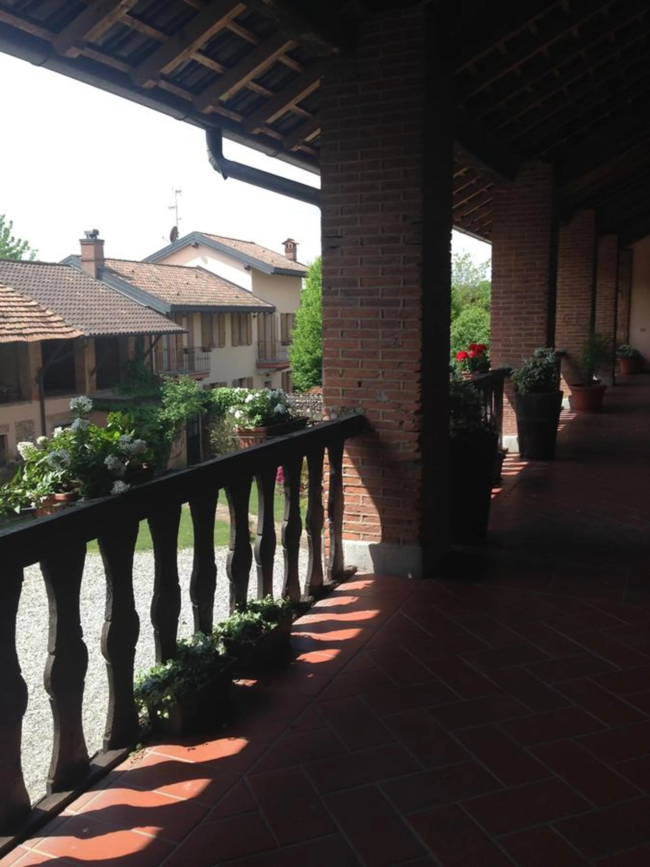 Balcony/Terrace in Agriturismo Cascina Magana