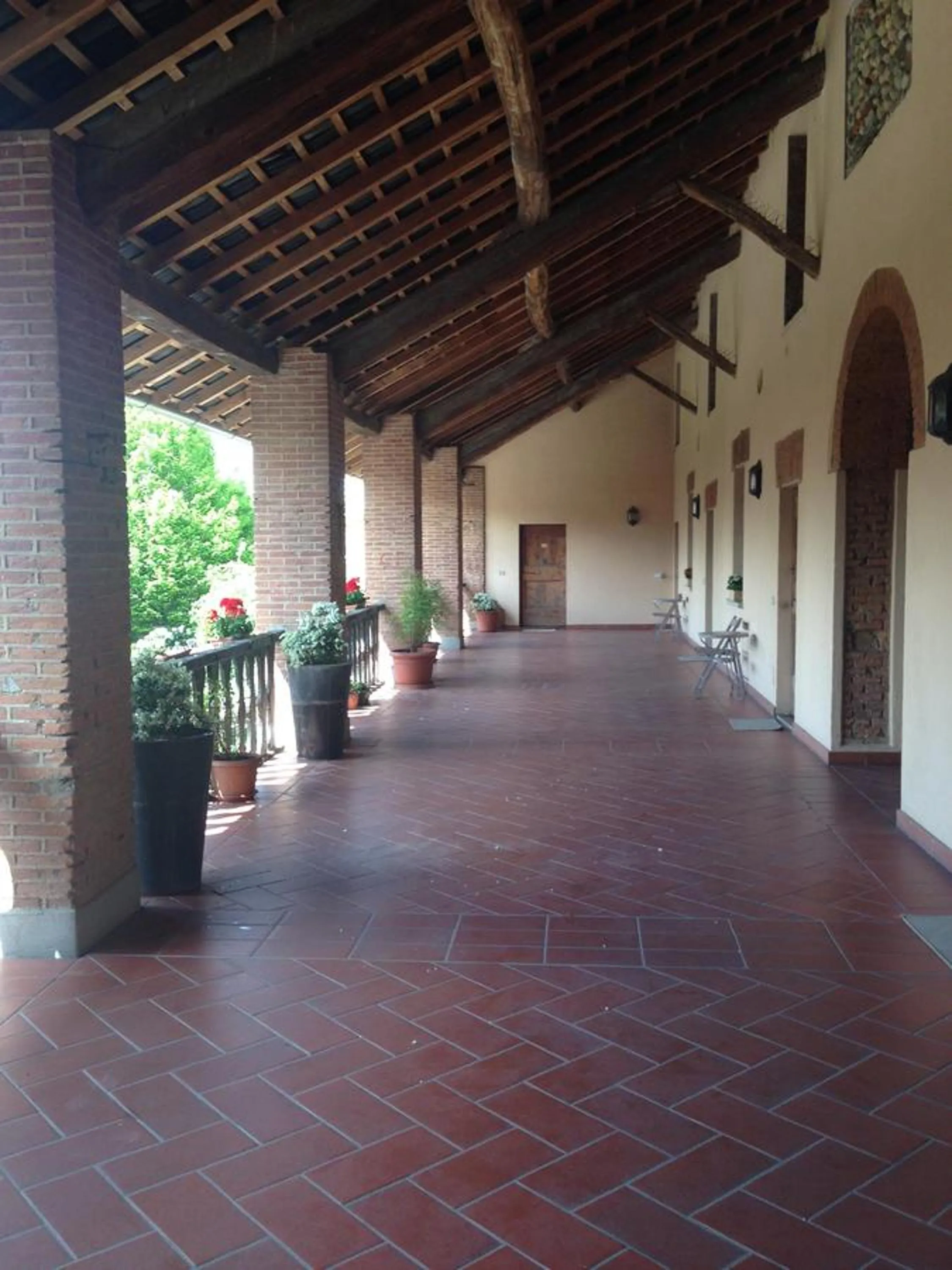 Balcony/Terrace in Agriturismo Cascina Magana