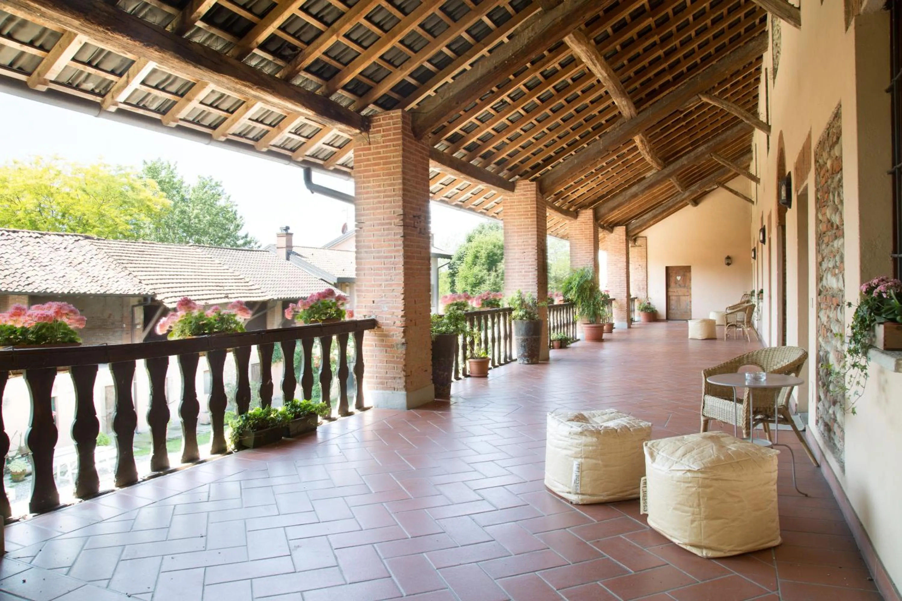 Patio in Agriturismo Cascina Magana