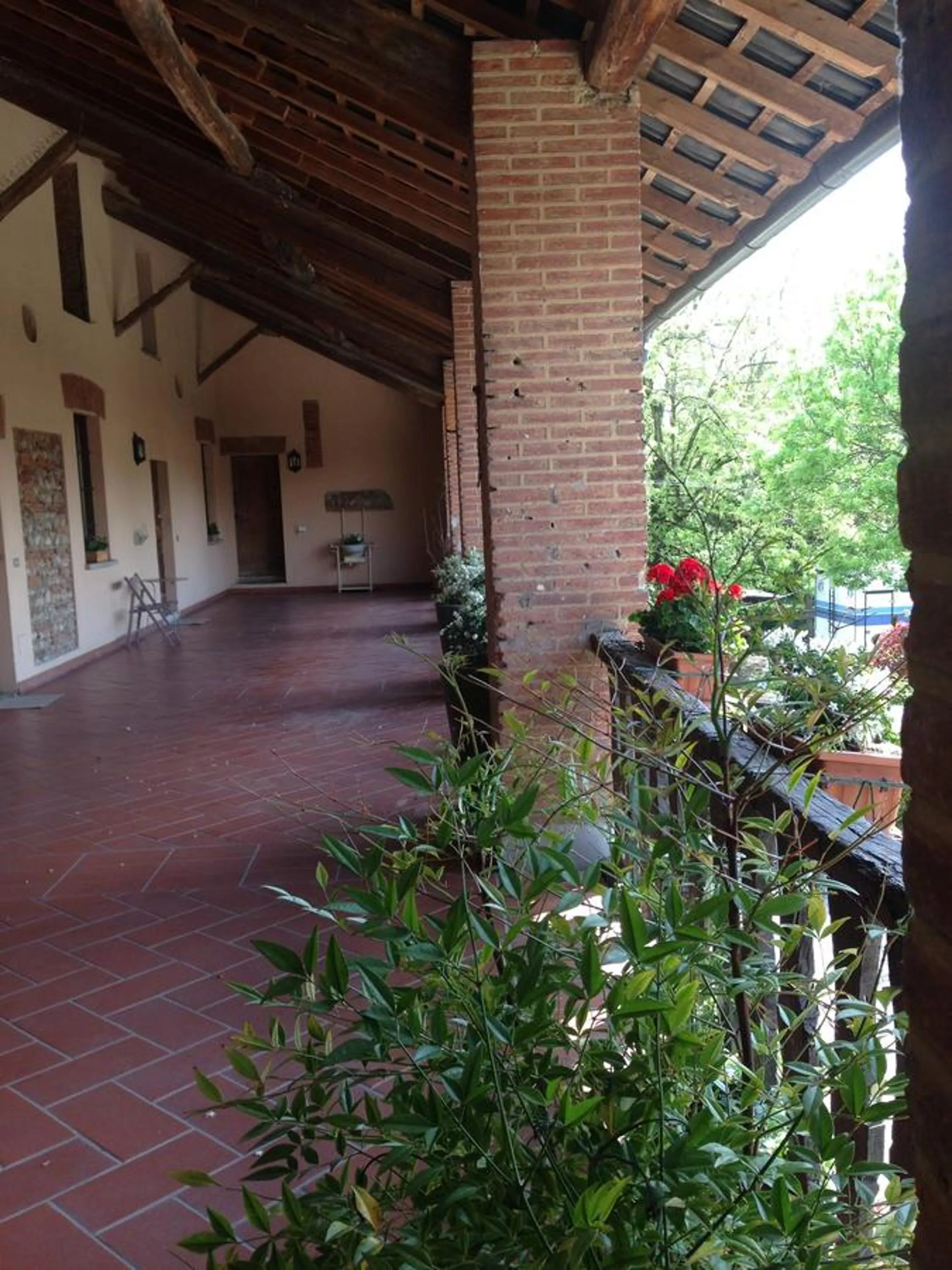 Balcony/Terrace in Agriturismo Cascina Magana
