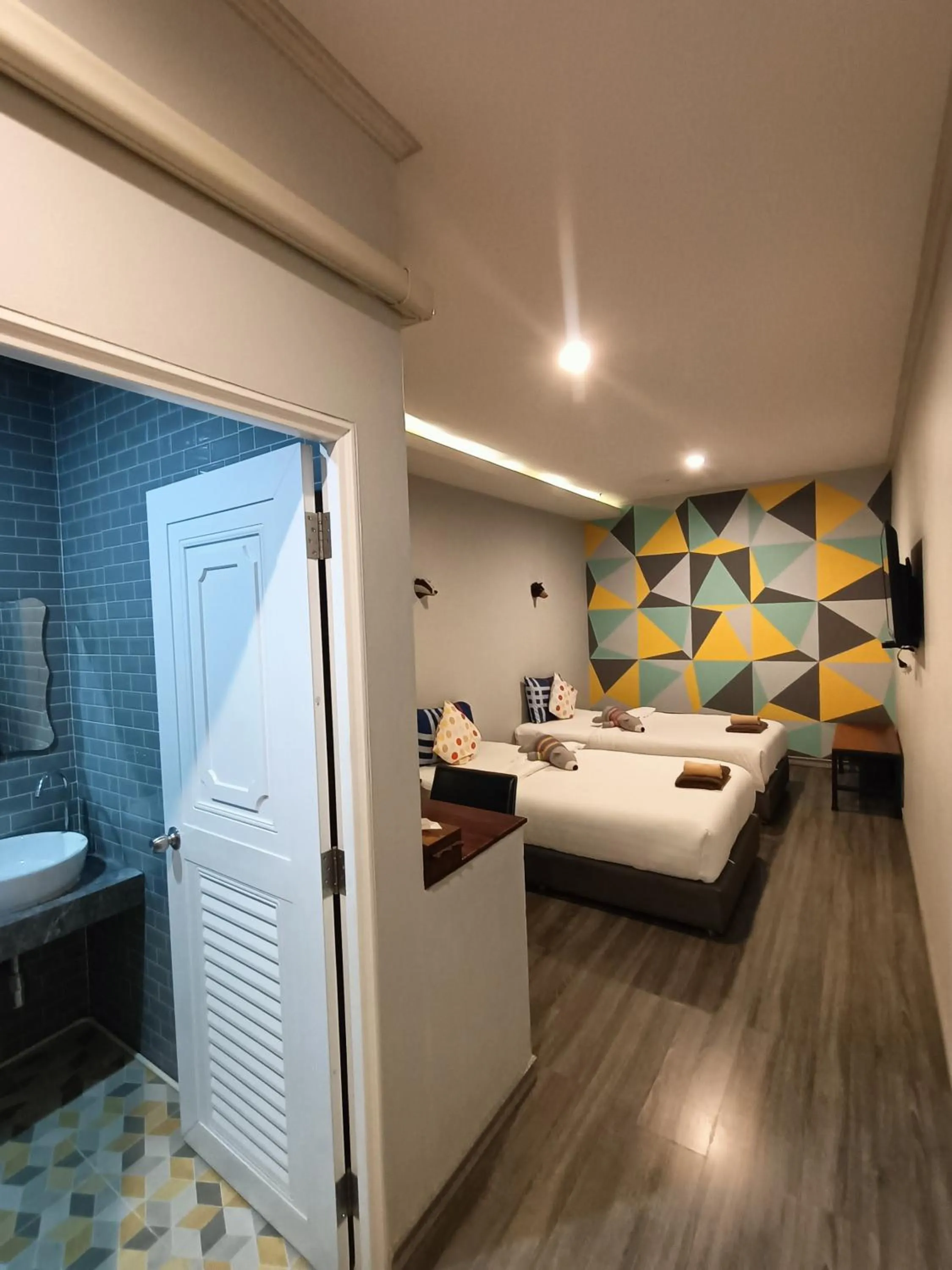 Bed in Aen Guy Boutique Hotel