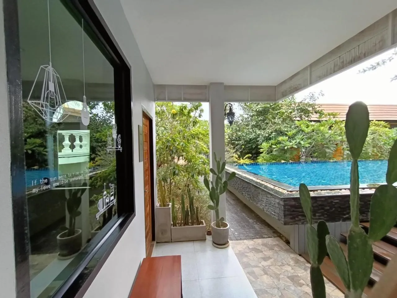 Patio in Aen Guy Boutique Hotel