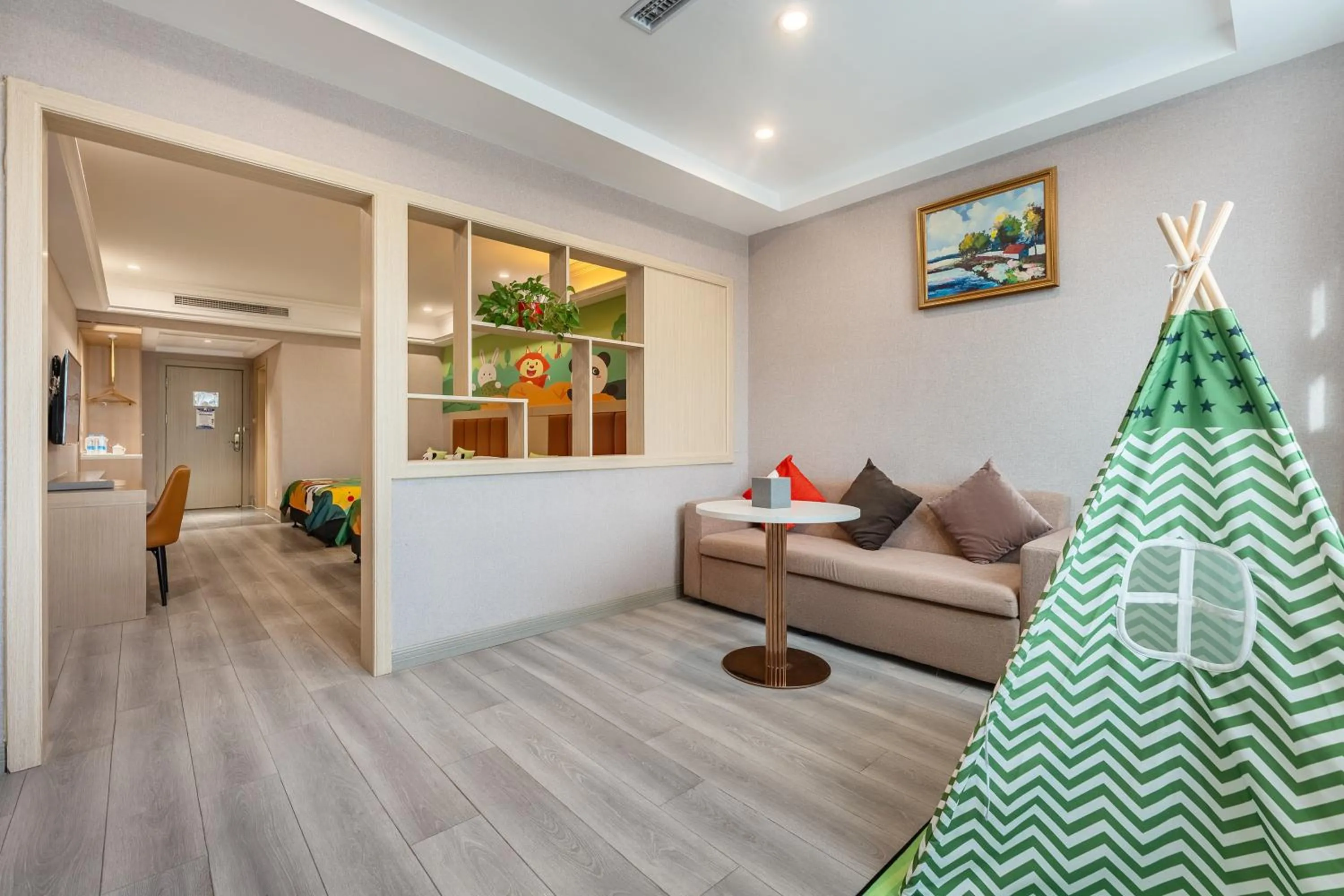 Living room in Rezen Select Shanghai International Resort