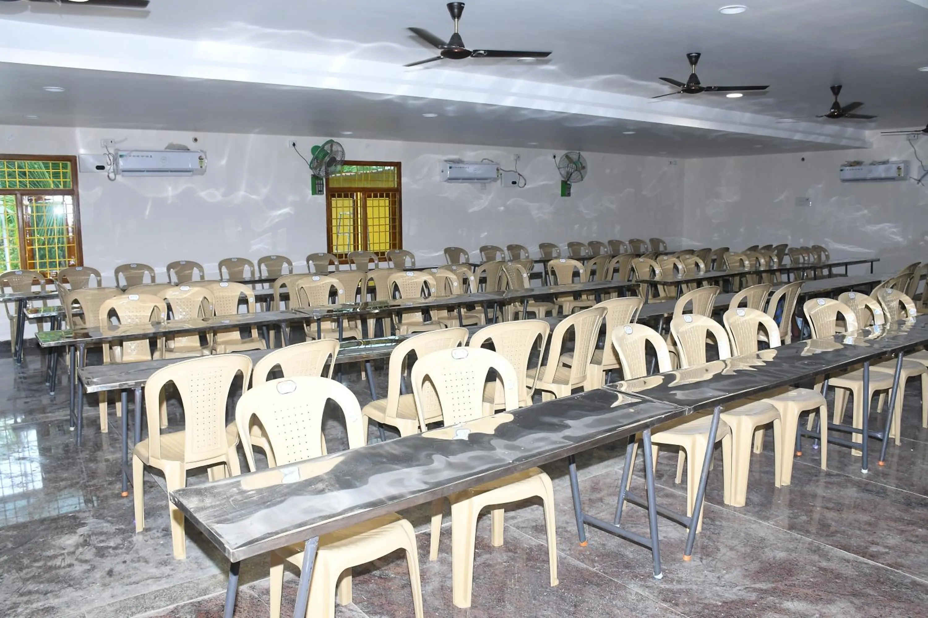 Dining area in Jaithri Hotel and Event Centre