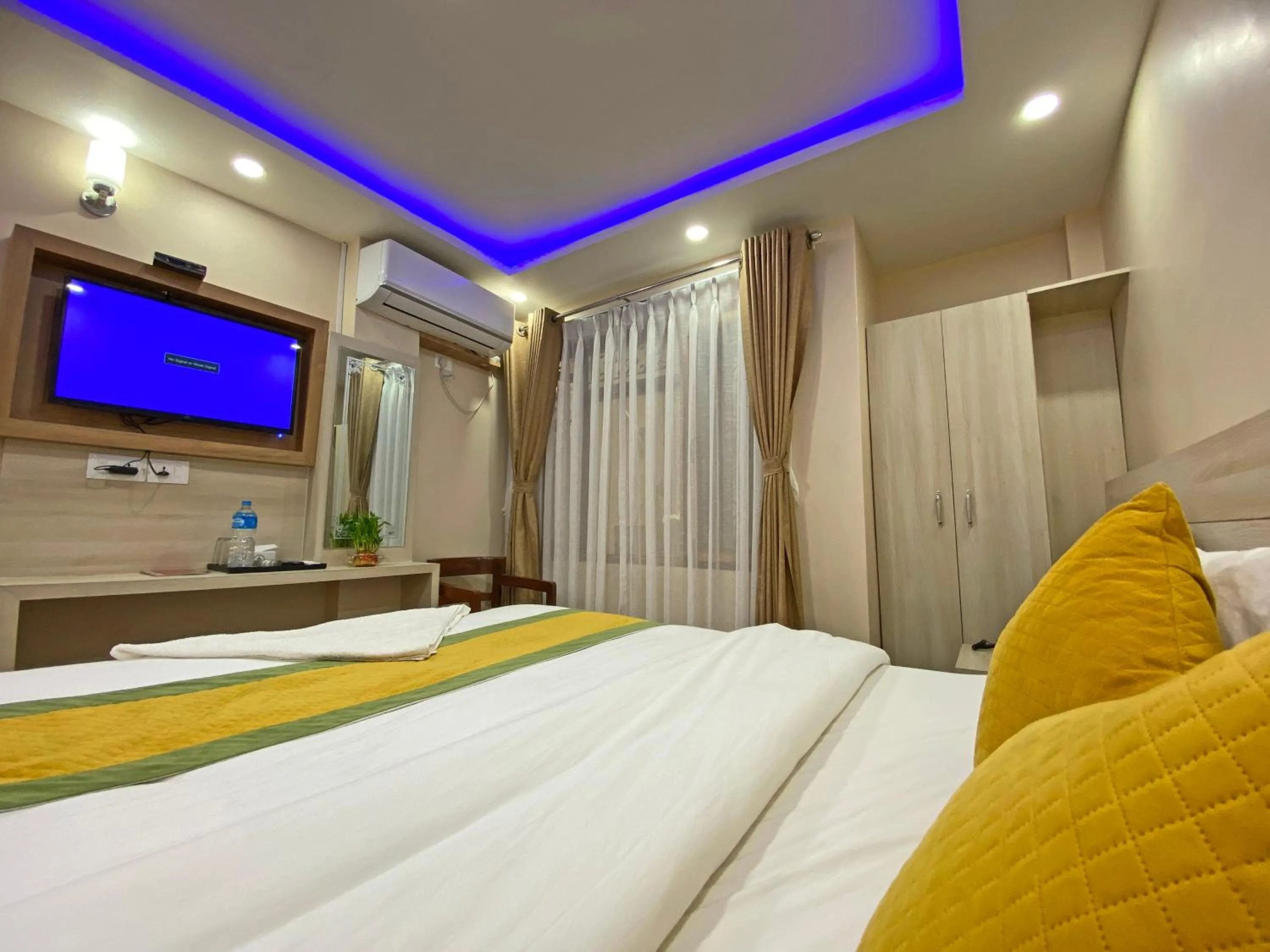 Bed in Hotel Aaradhya