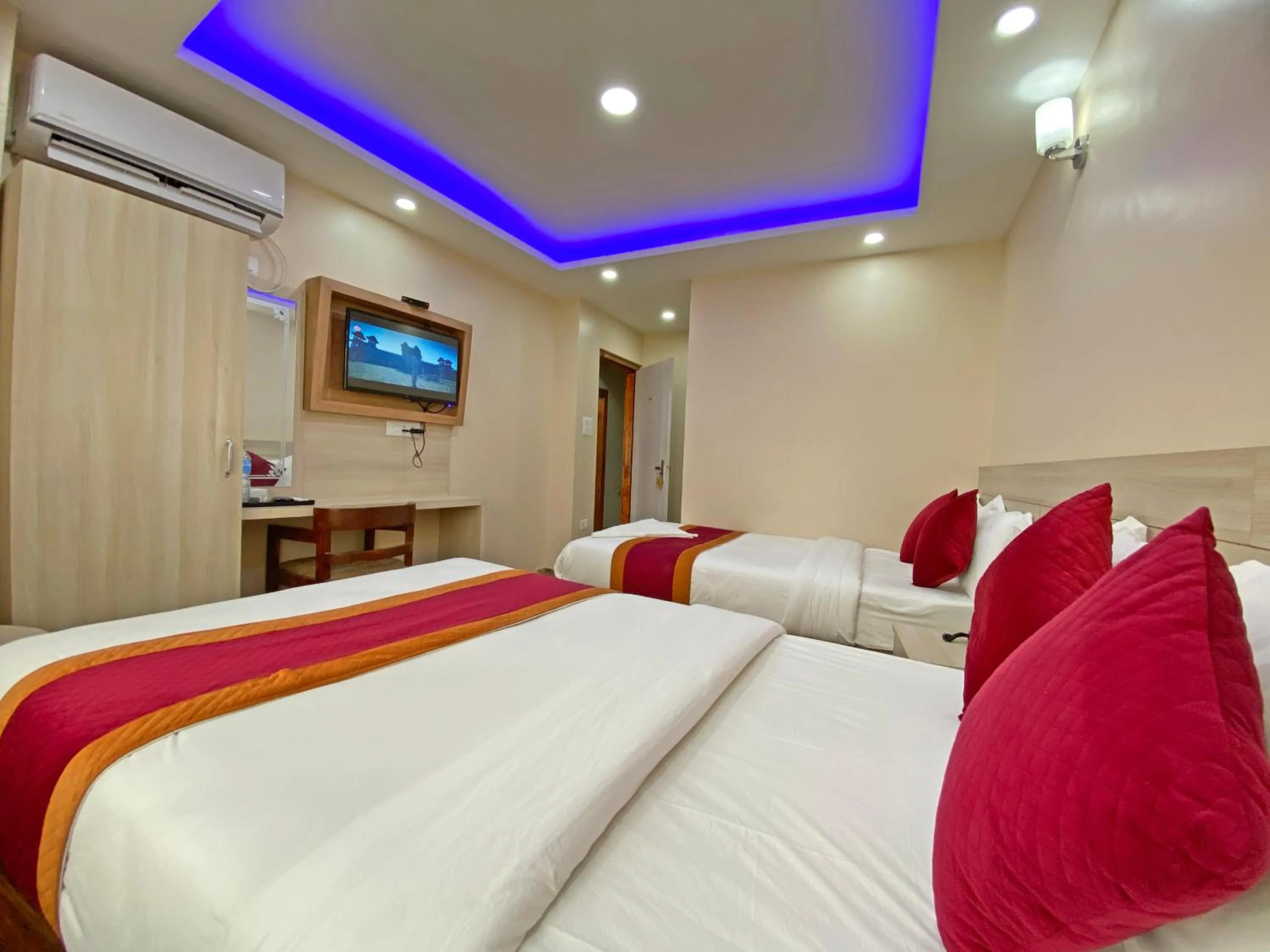 Bed in Hotel Aaradhya