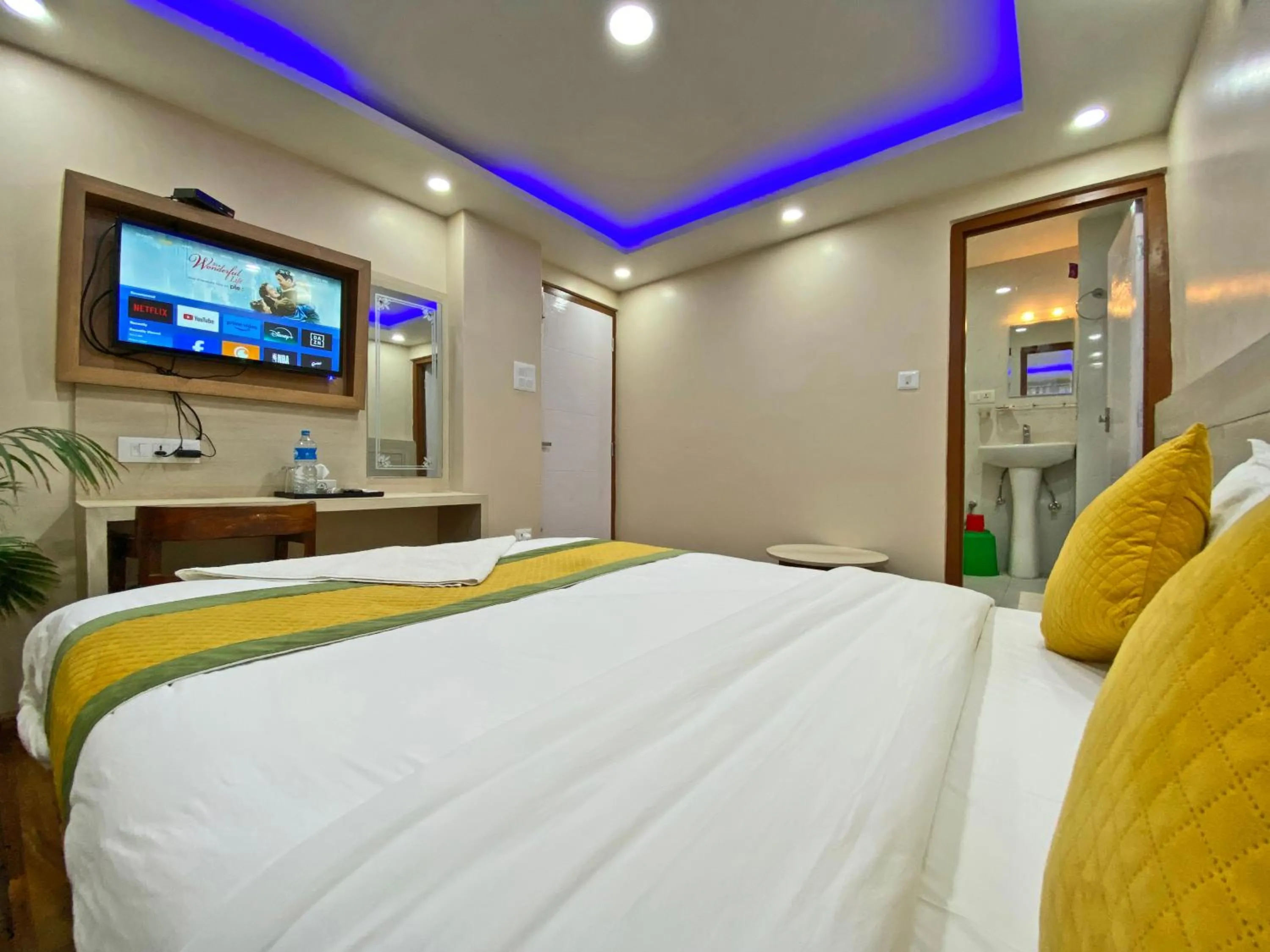 Bed in Hotel Aaradhya