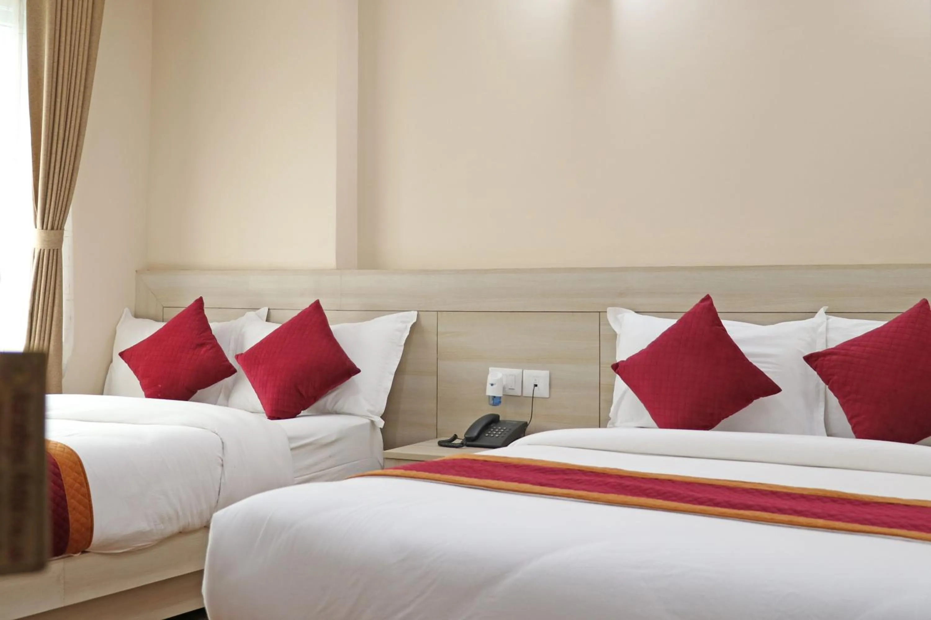 Bed in Hotel Aaradhya